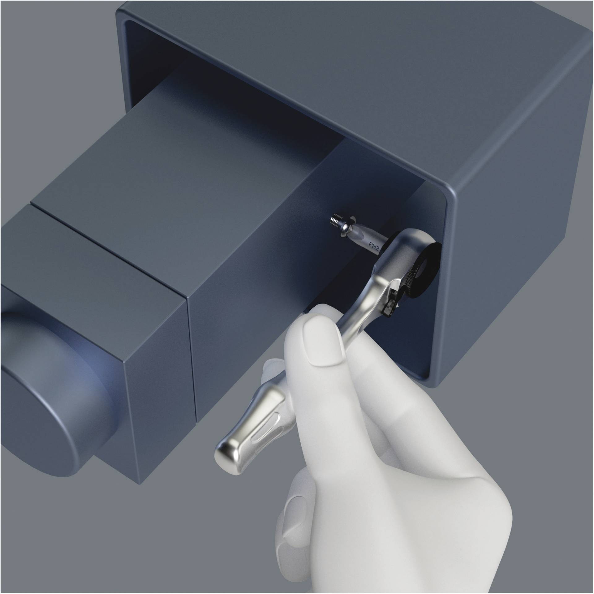 WERA Kraftform Kompakt H 1 Wood Bit-Check