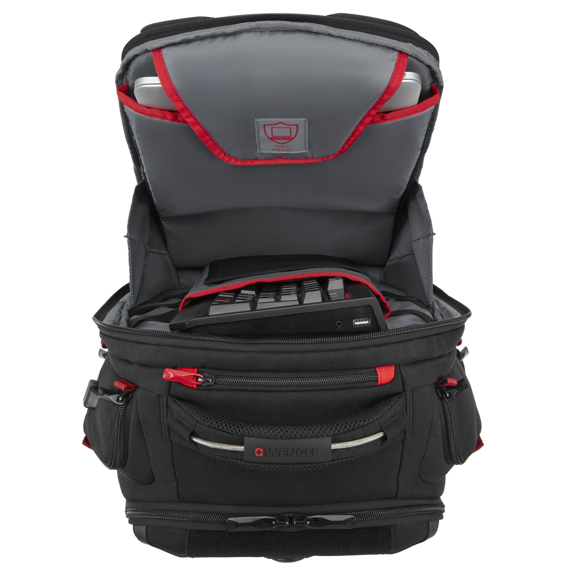 Wenger PlayerOne Gaming-Laptop Rucksack 17,33  schwarz