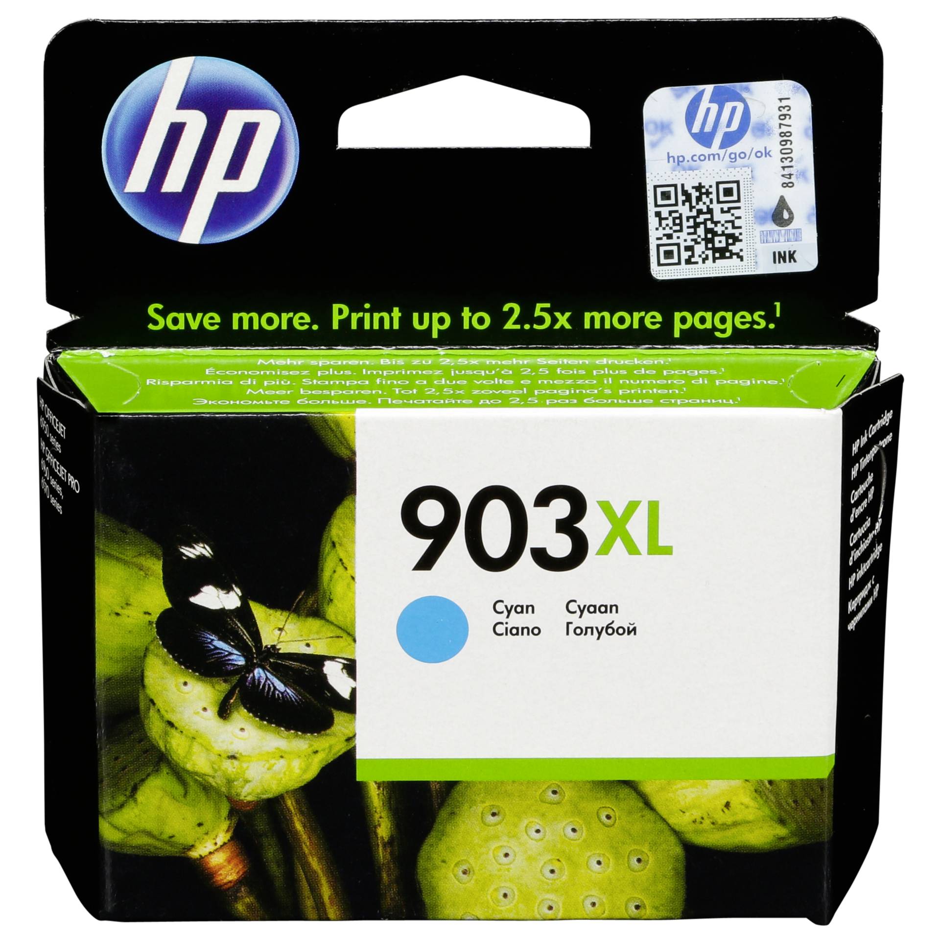 HP T6M03AE cartuccia ciano No. 903 XL