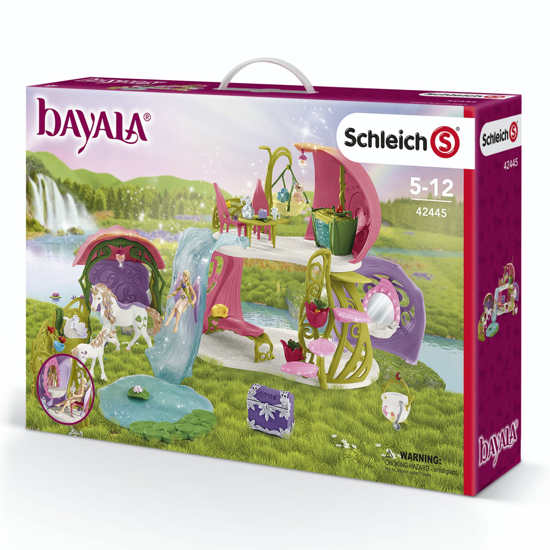 Schleich bayala            42445 Glitzerndes Blütenhaus m.Zu