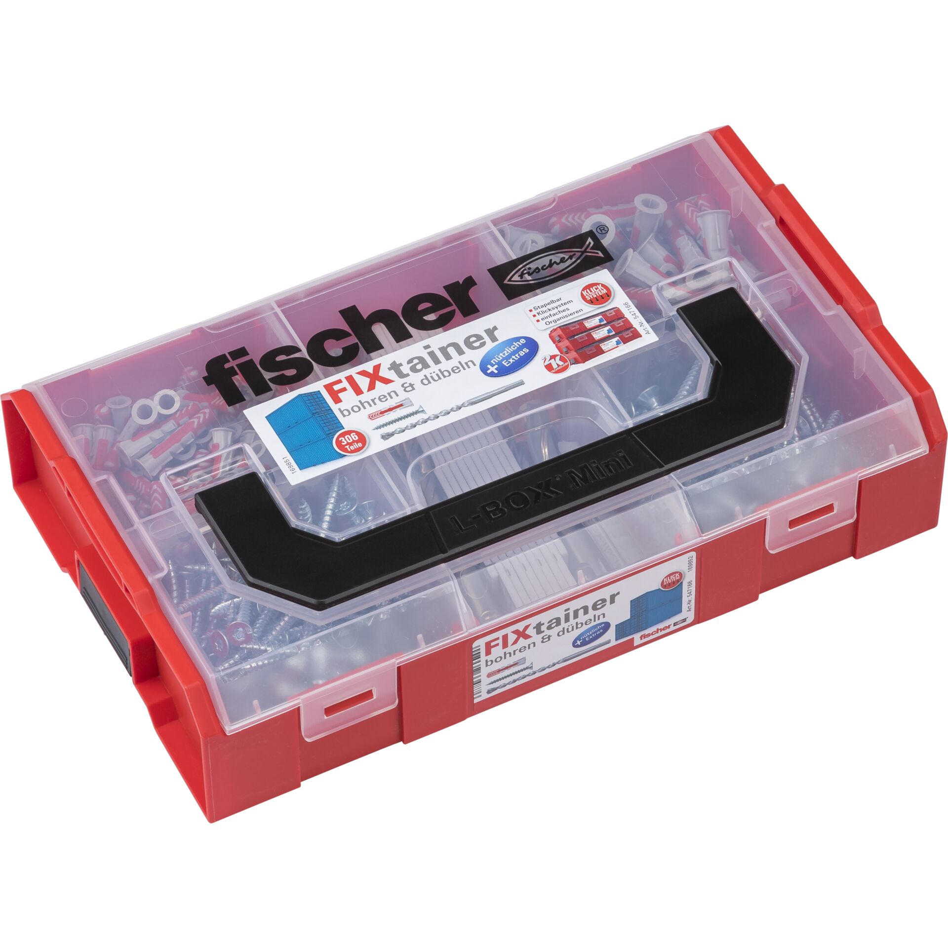 Fischer FIXtainer - drill and plug