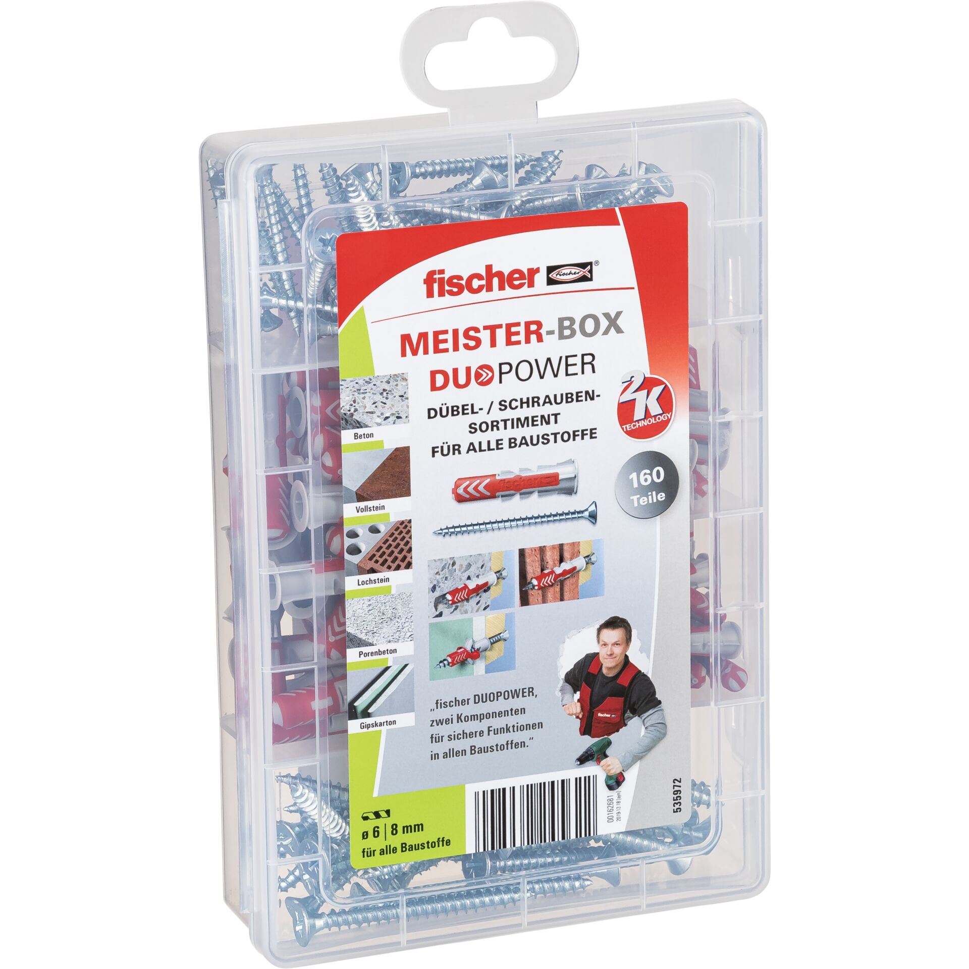 Fischer MeisterBox DuoPower + screws