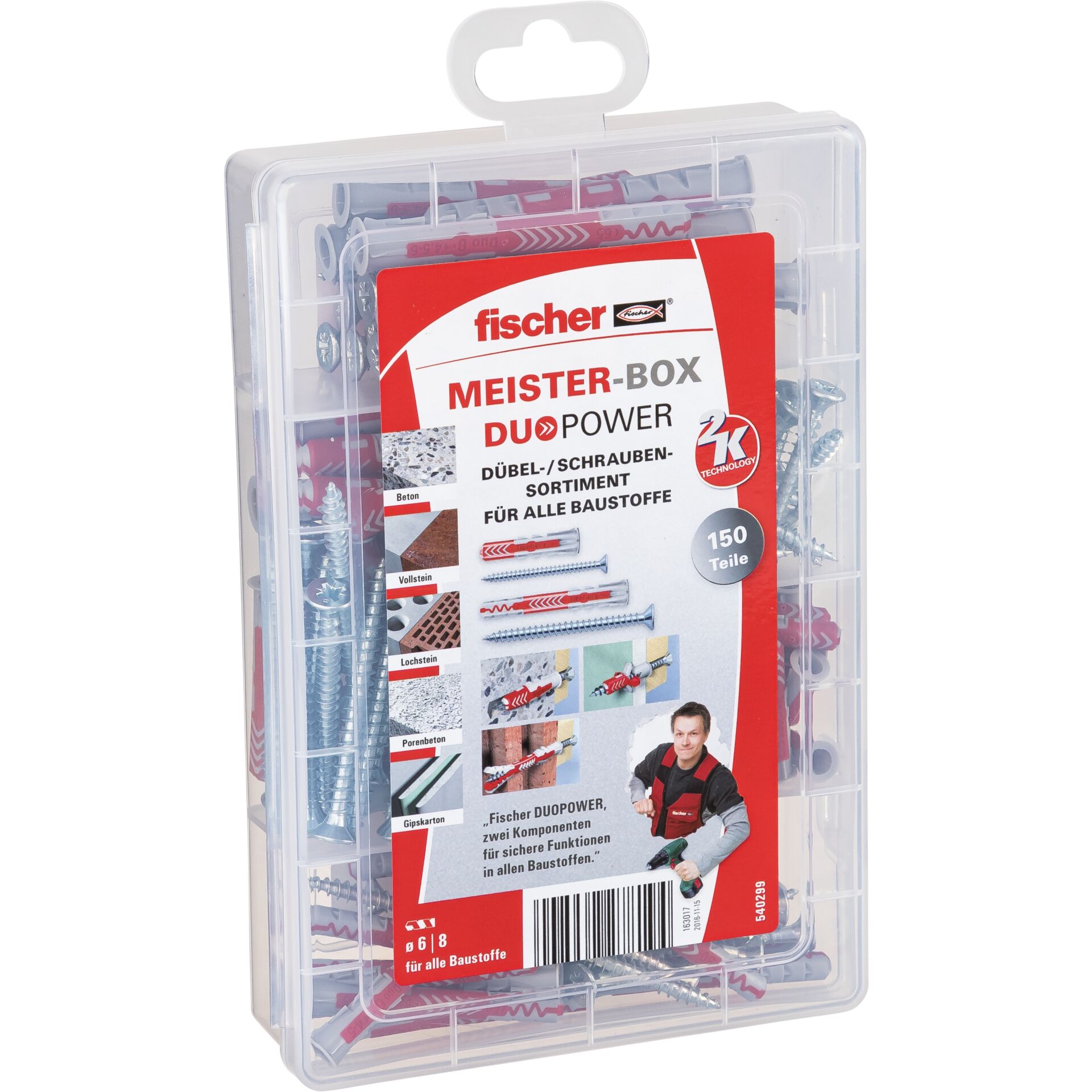 Fischer MeisterBox DuoPower short/long + screws