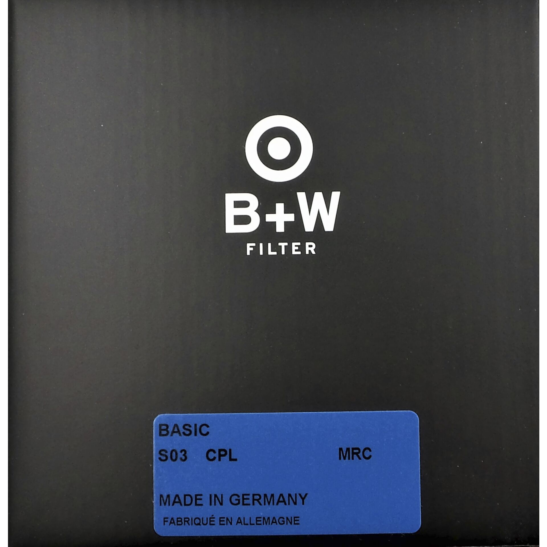 B+W BASIC CPL MRC 82mm
