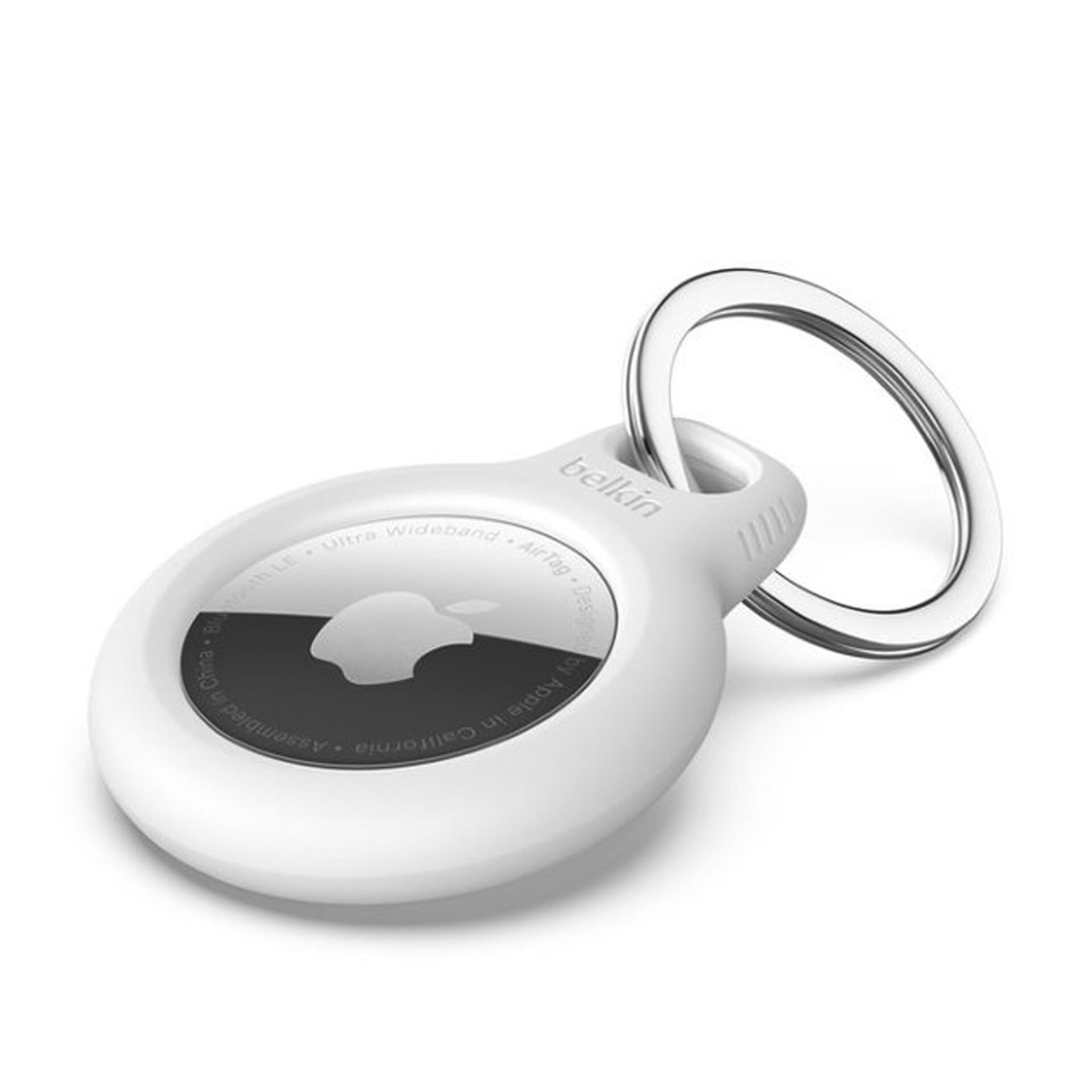 Belkin Portachiavi per Apple AirTag, bianco F8W973btWHT 2