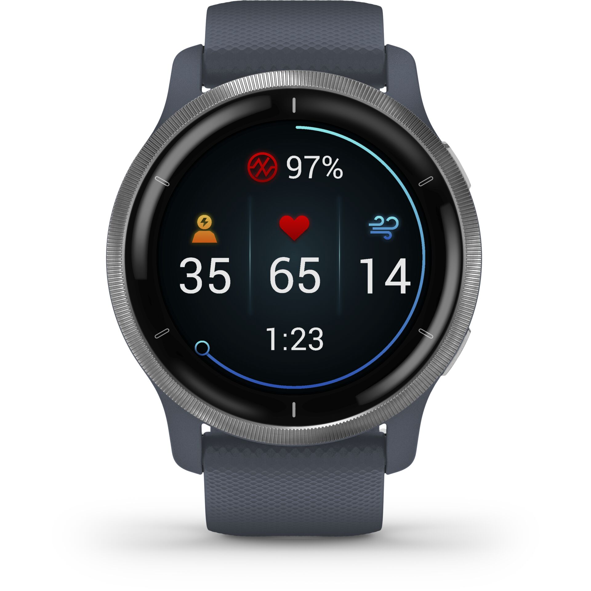 Garmin Venu 2 granito blu/argento