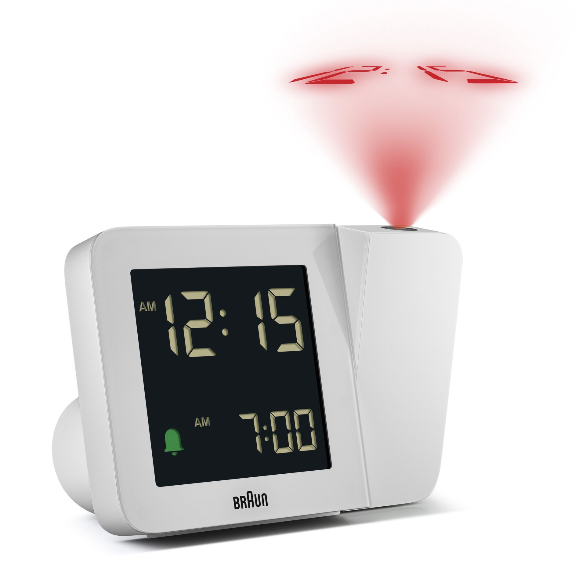 Braun BC 015 W-DCF   sveglia radiocontrollata a proiezione
