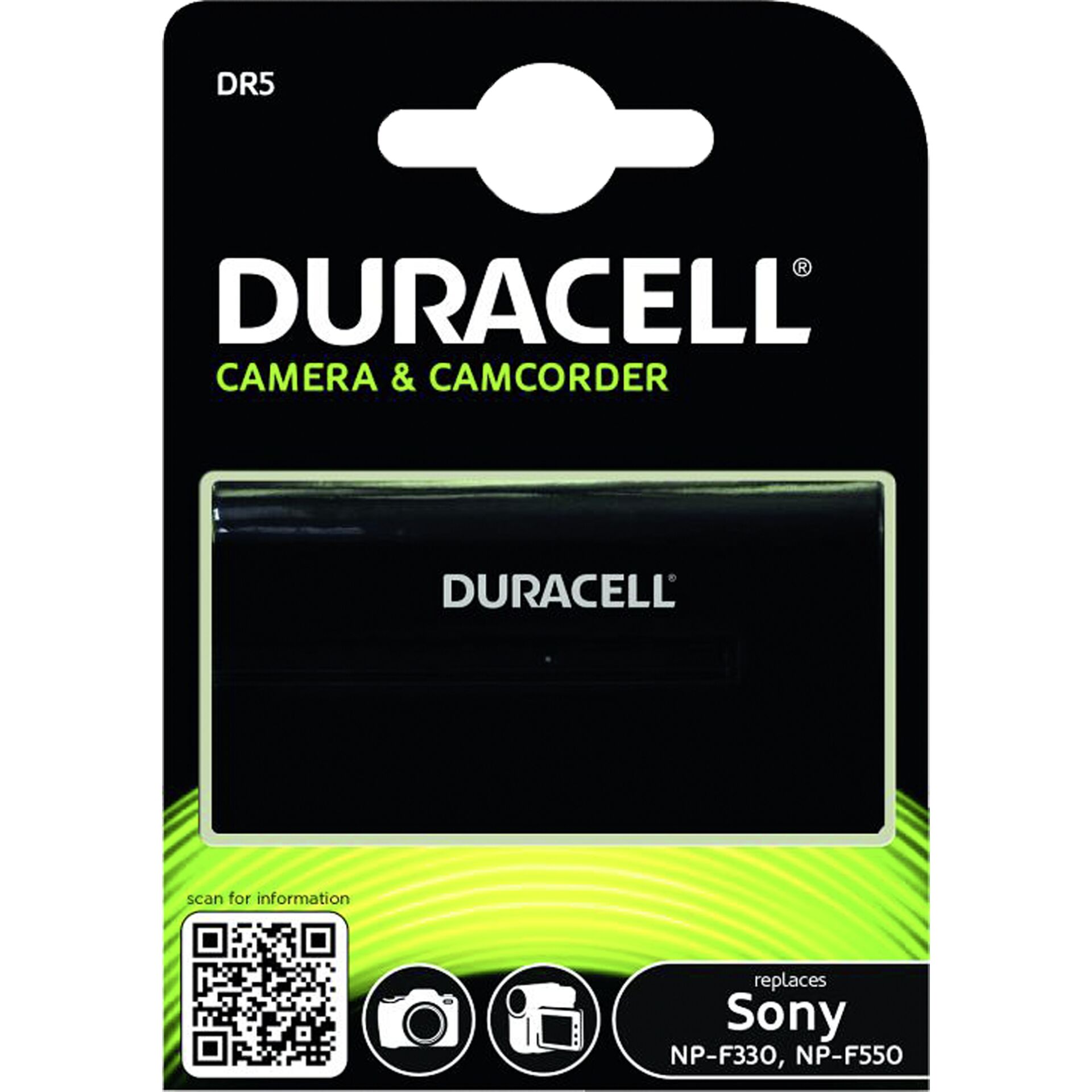 Duracell Li-Ion batt. 2600 mah per Sony NP-F330