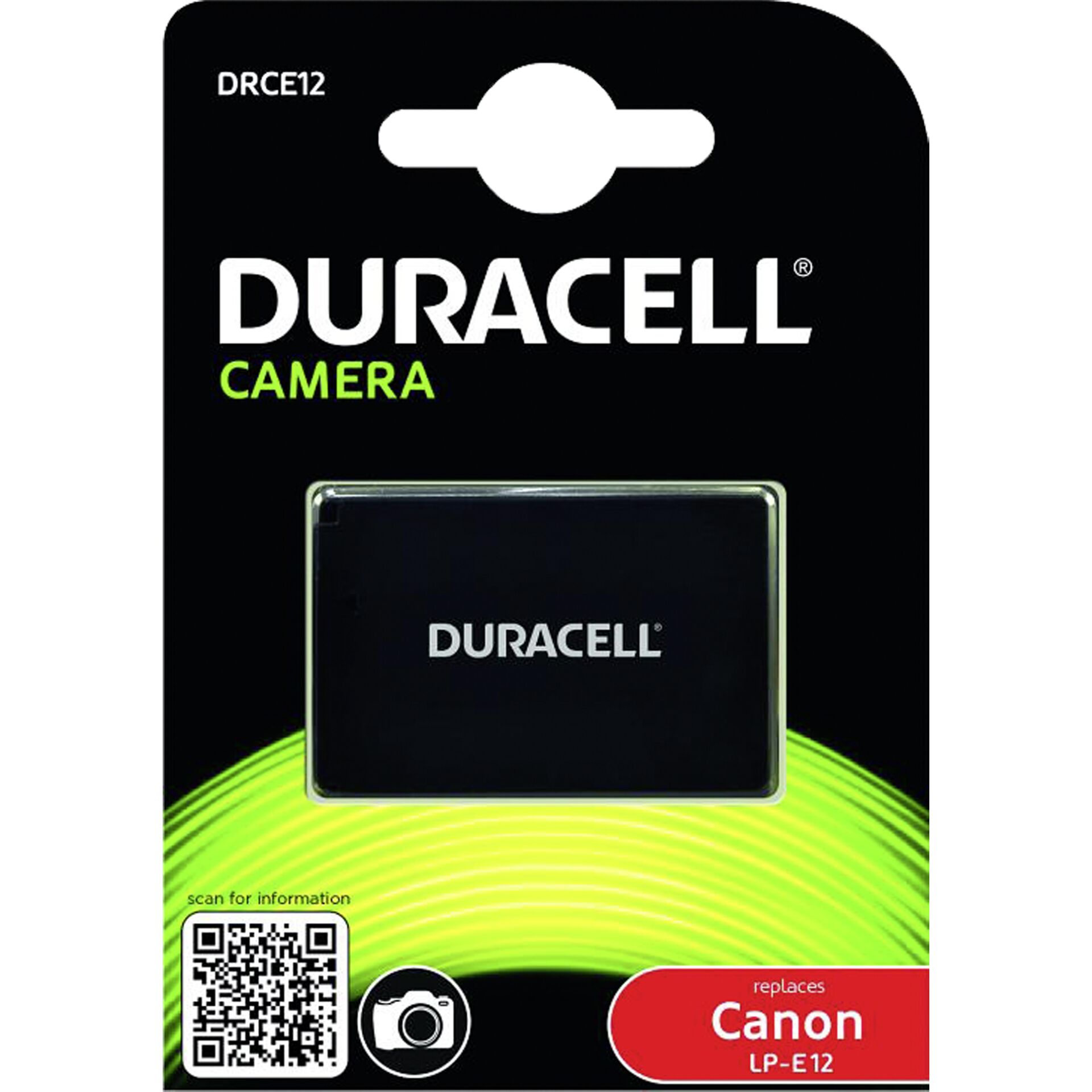 Duracell Li-Ion batt. 750 mAh per Canon LP-E12