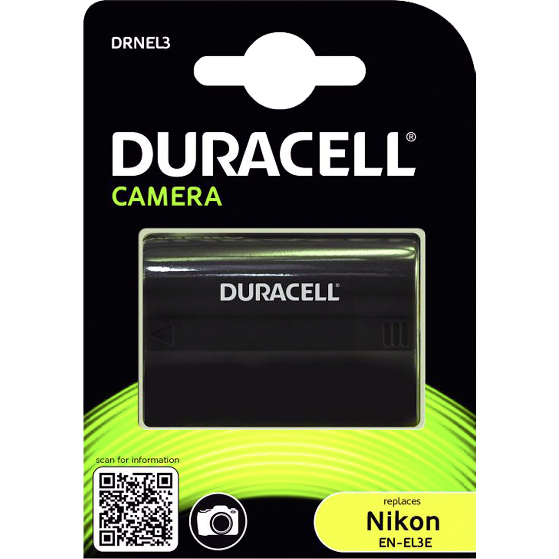Duracell Li-Ion batt. 1600 mAh per Nikon EN-EL3