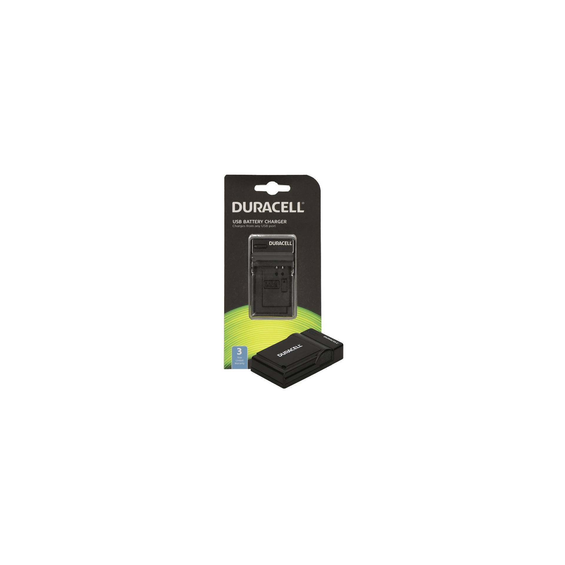 Duracell caricabatt.con cavo USB per DRFW126/NP-W126