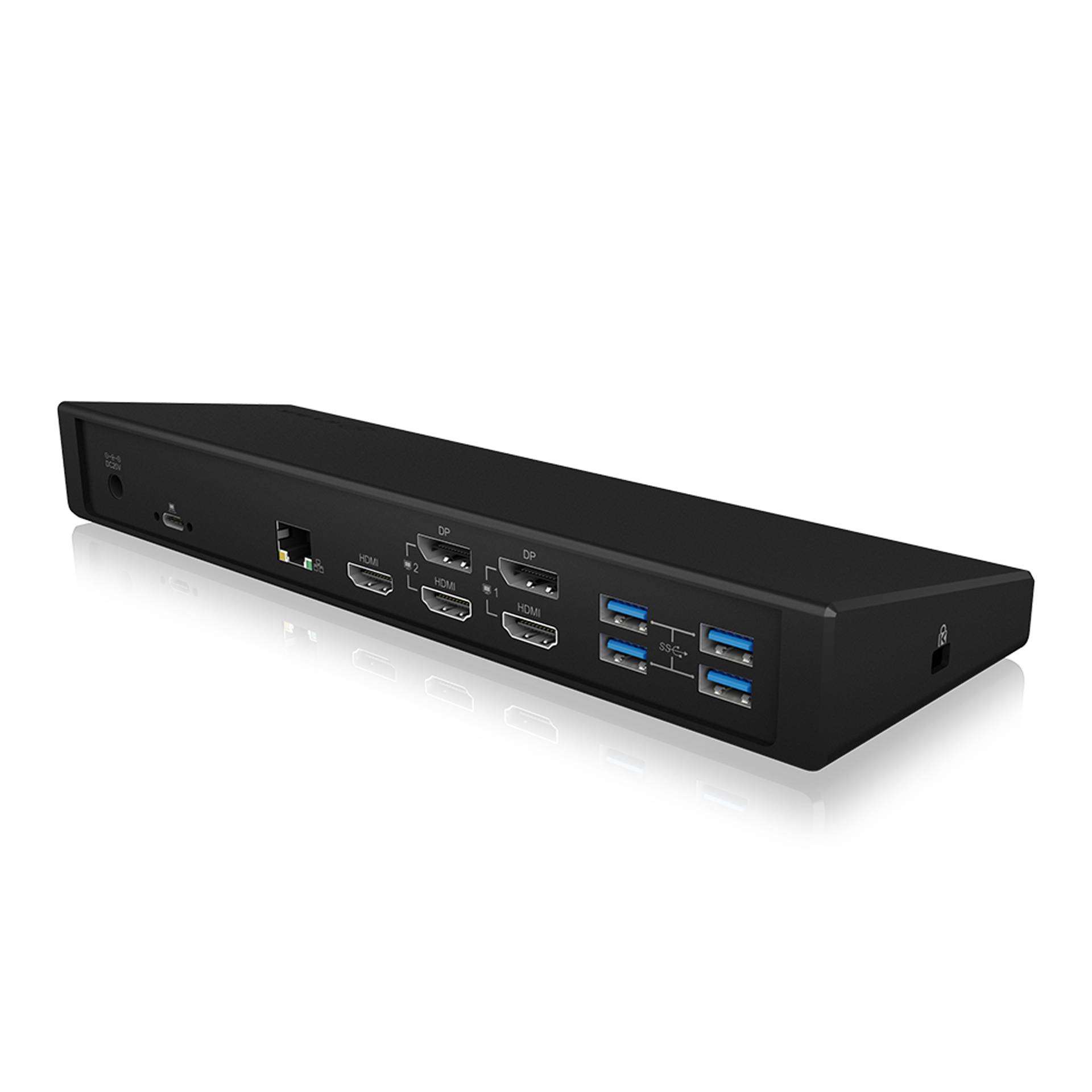 Raidsonic ICY BOX IB-DK2244AC USB Type-C Dockingstation
