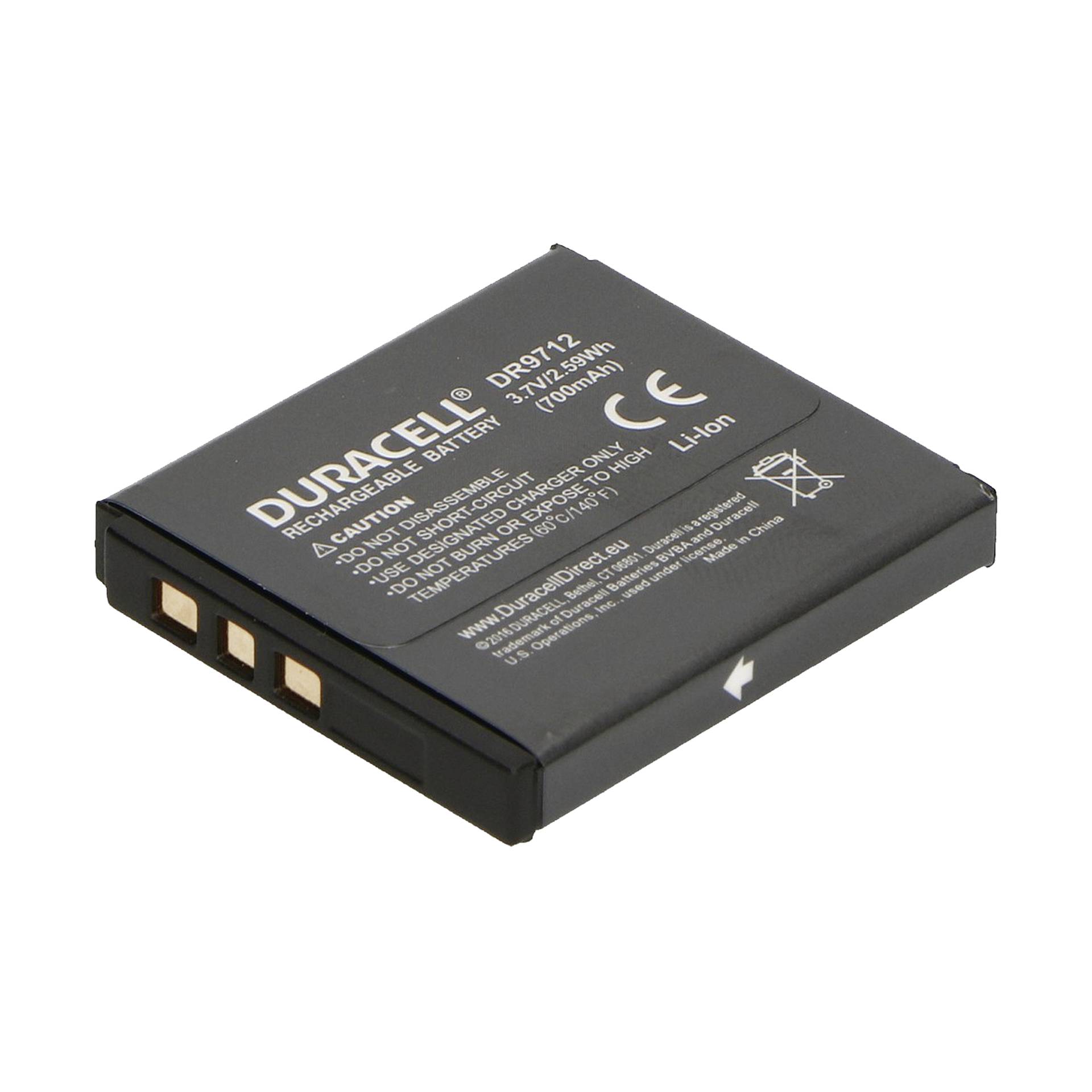 Duracell batt. ioni di litio 700mAh per Kodak KLIC-7001