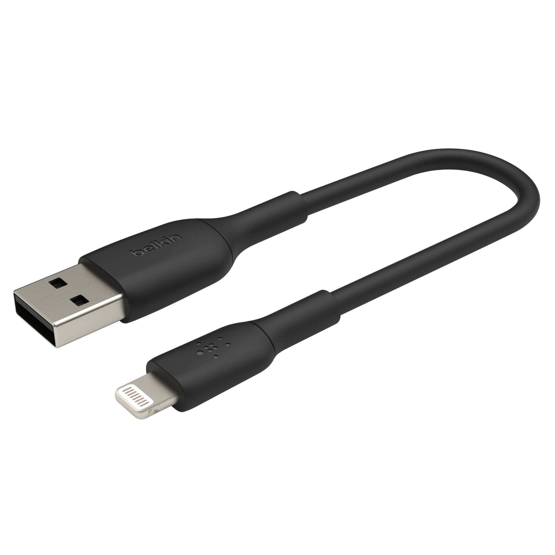 Belkin Lightning Lade/Sync cavo 15cm, PVC, nero, mfi zert.