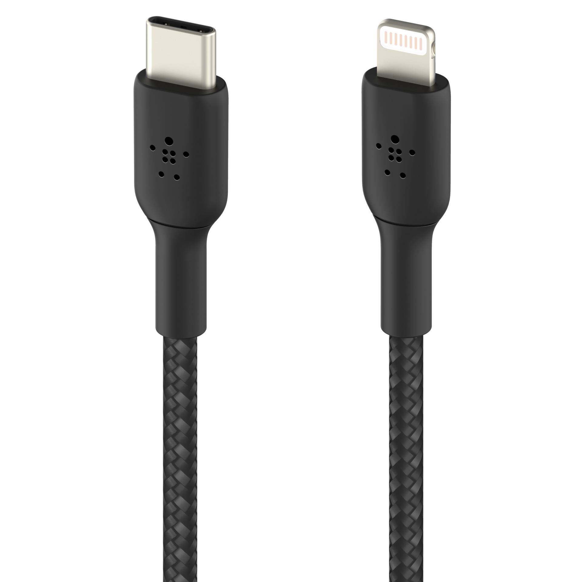 Belkin Lightning/USB-C Cable 2m braided, mfi cert., black