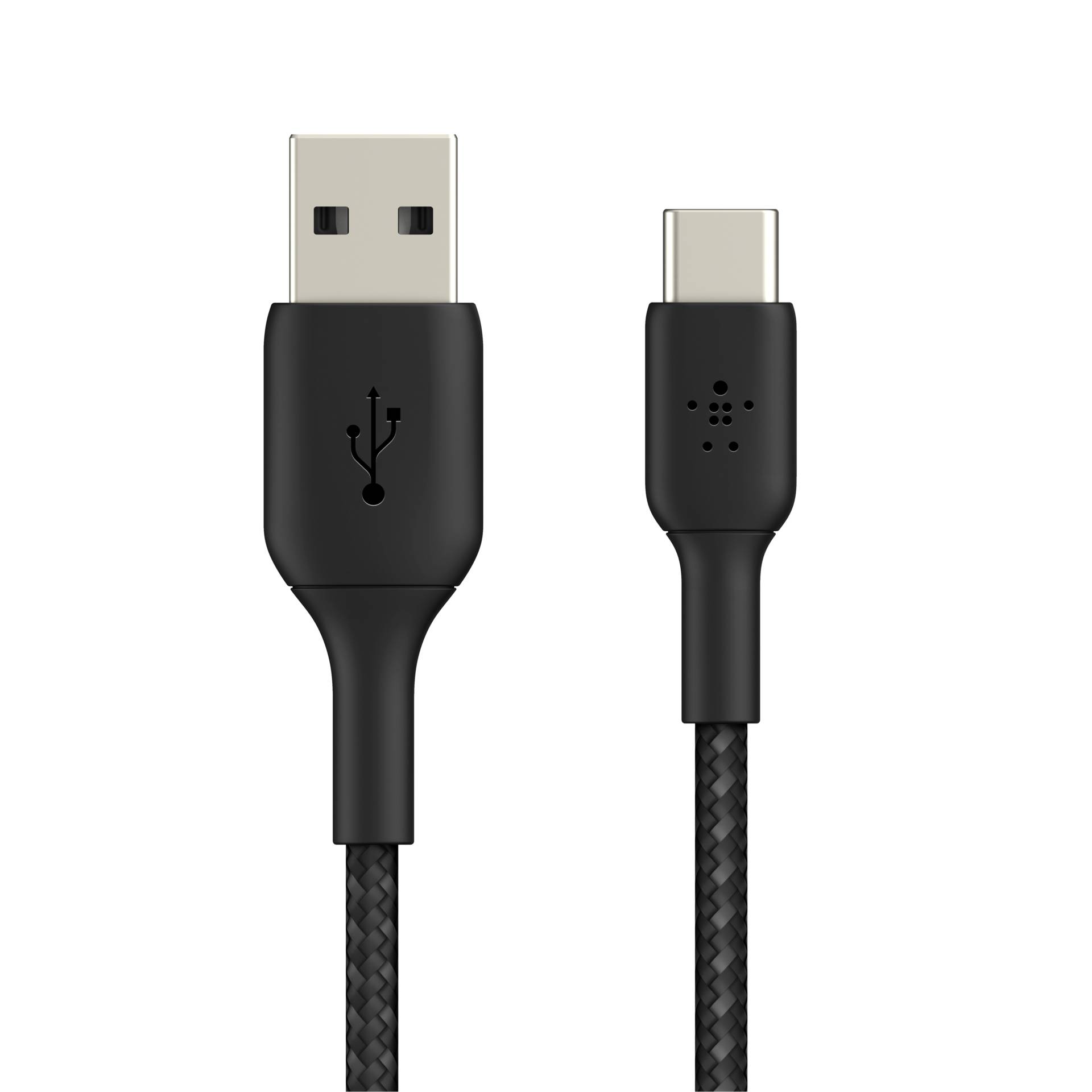 Belkin USB-C/USB-A cavo 1m rivestito nero CAB002bt1MBK