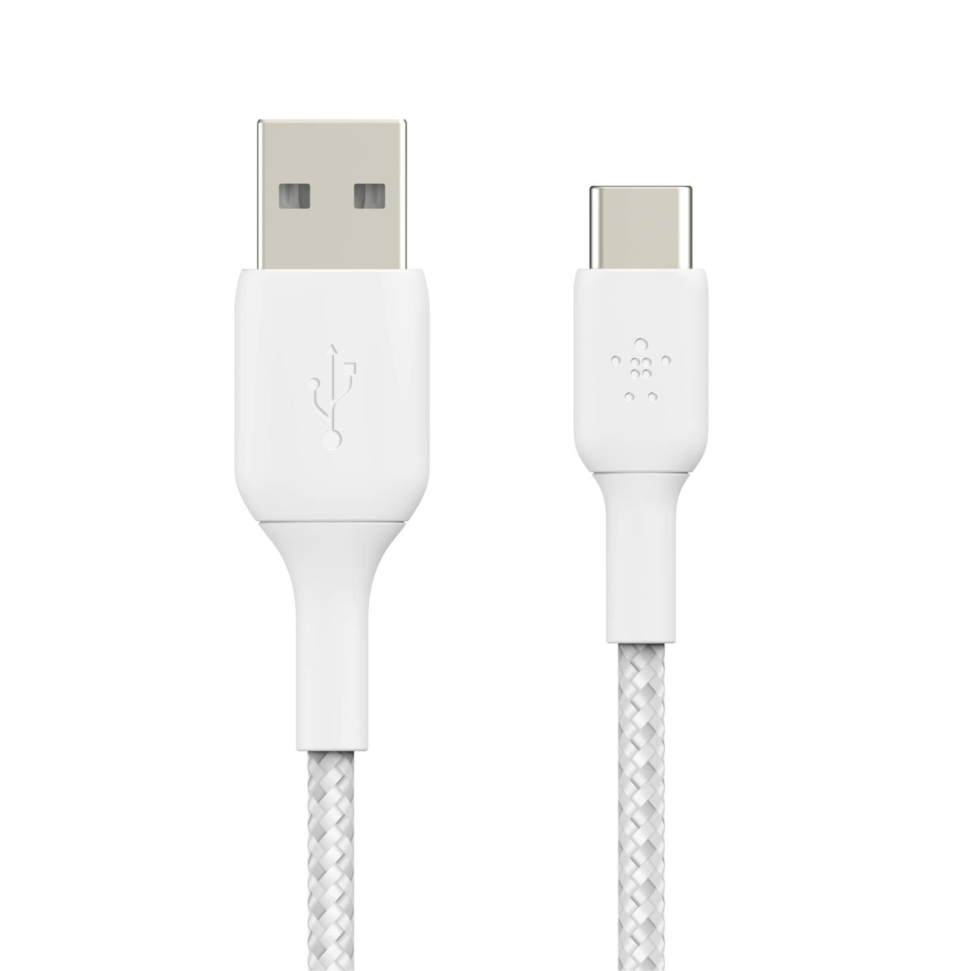 Belkin USB-C/USB-A cavo 1m rivestito bian. CAB002bt1MWH