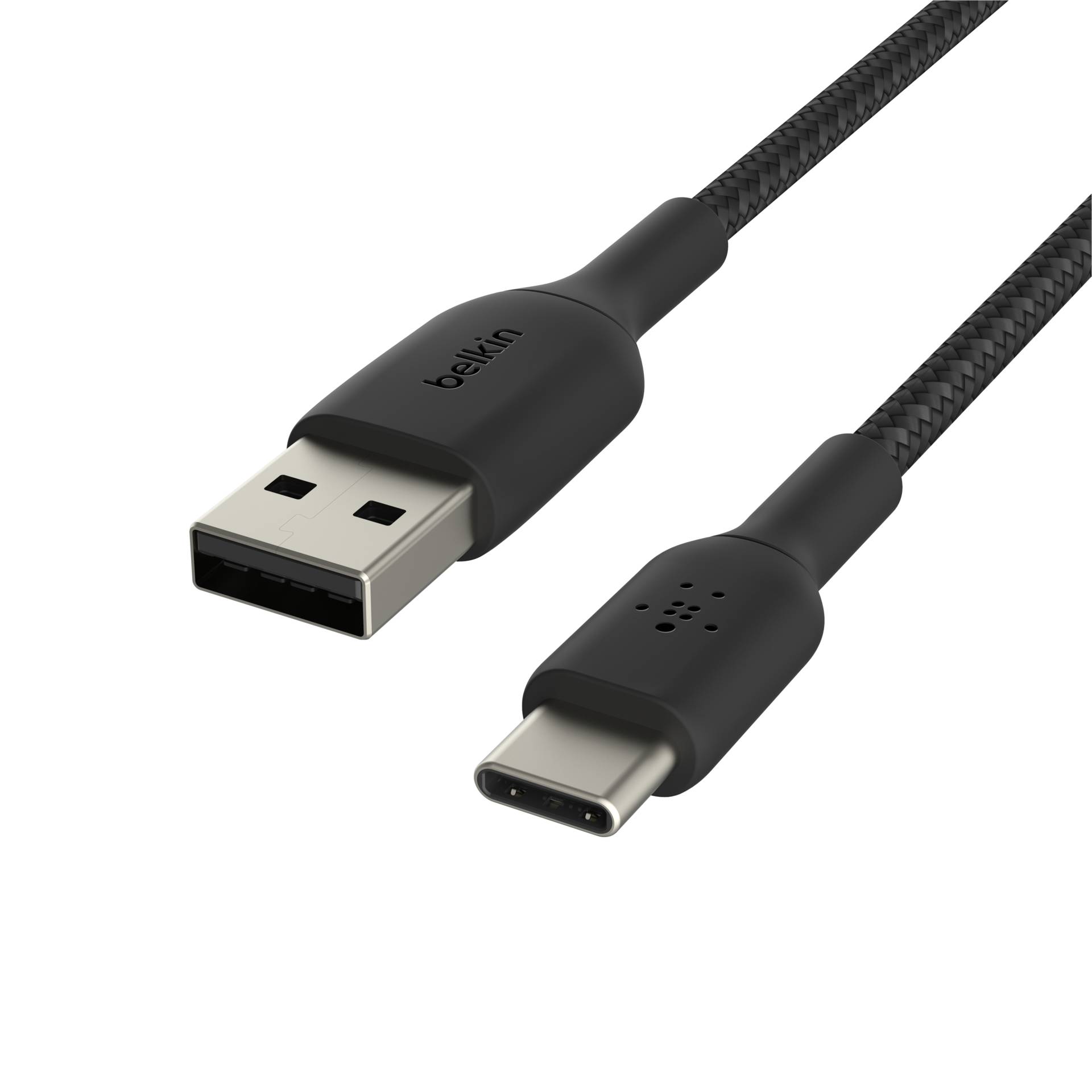 Belkin USB-C/USB-A cavo 3m rivestito nero CAB002bt3MBK