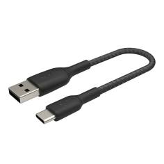 Belkin USB-C/USB-A cavo 15cm rivestito nero CAB002bt0MBK