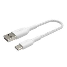 Belkin USB-C/USB-A cavo 15cm rivestito bian. CAB002bt0MWH