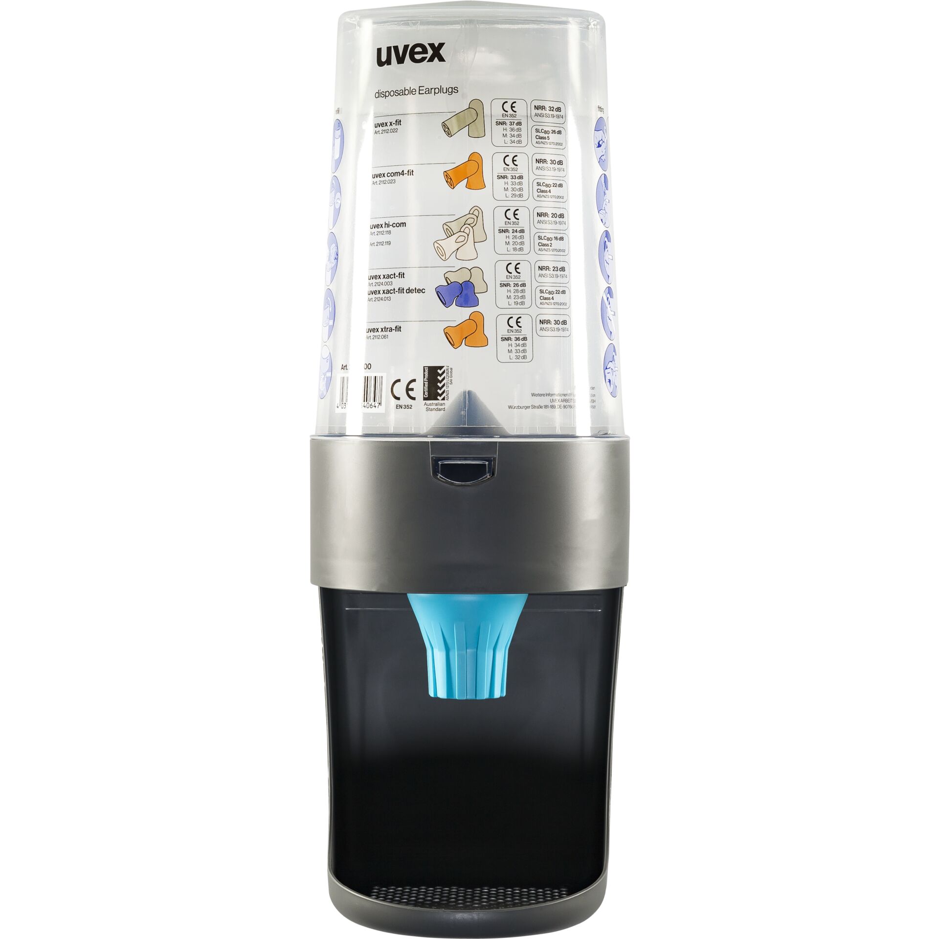 uvex dispenser  one 2 click