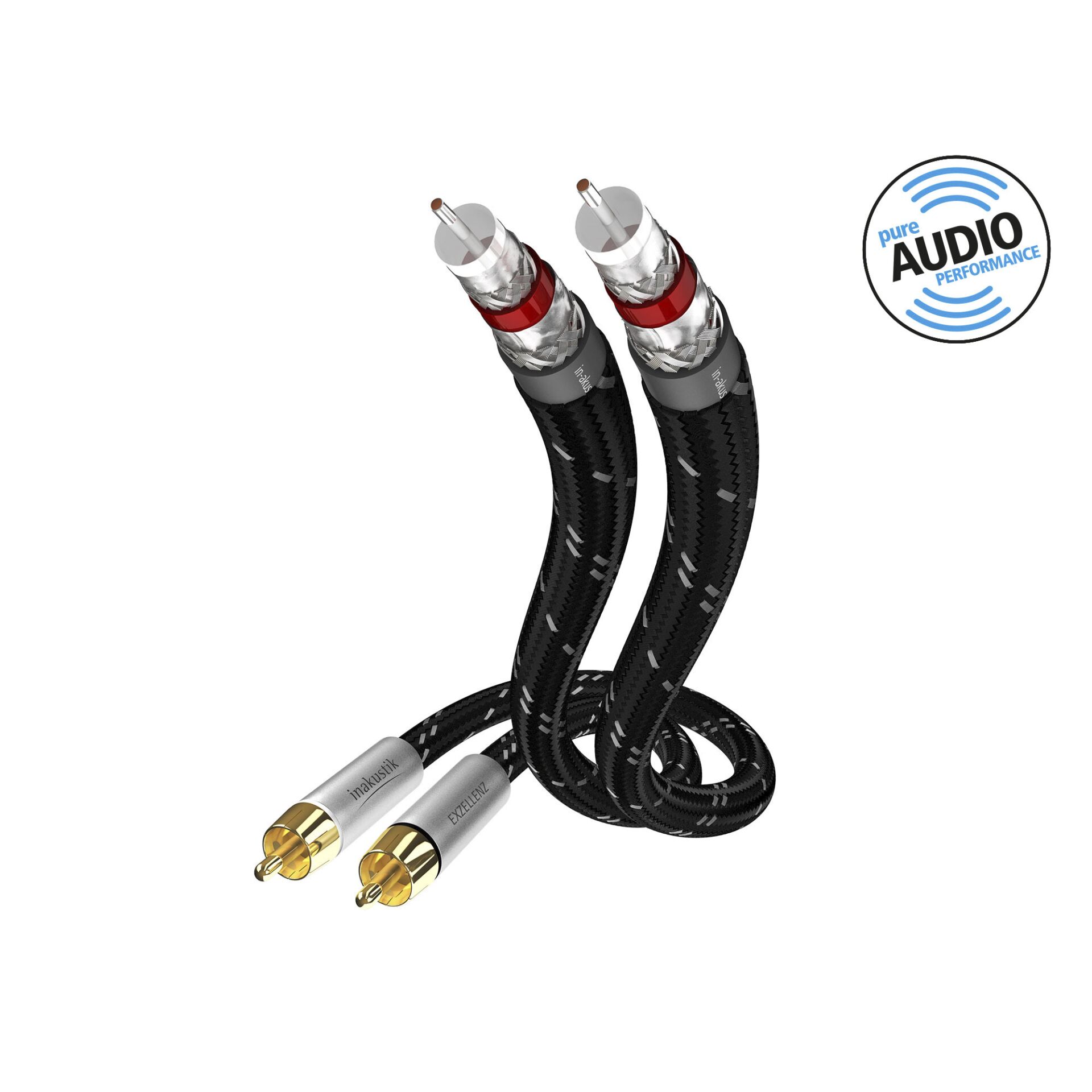 in-akustik Audio Cable Stereo RCA  RCA 0,75m