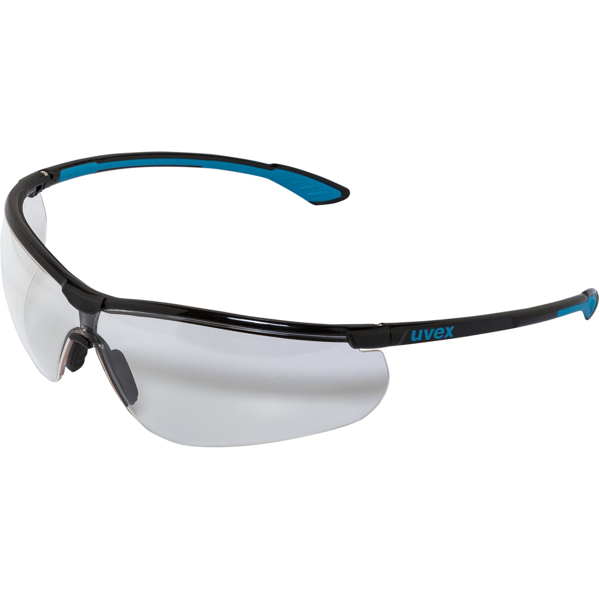 uvex occhiali con astine sportstyle nero/blu