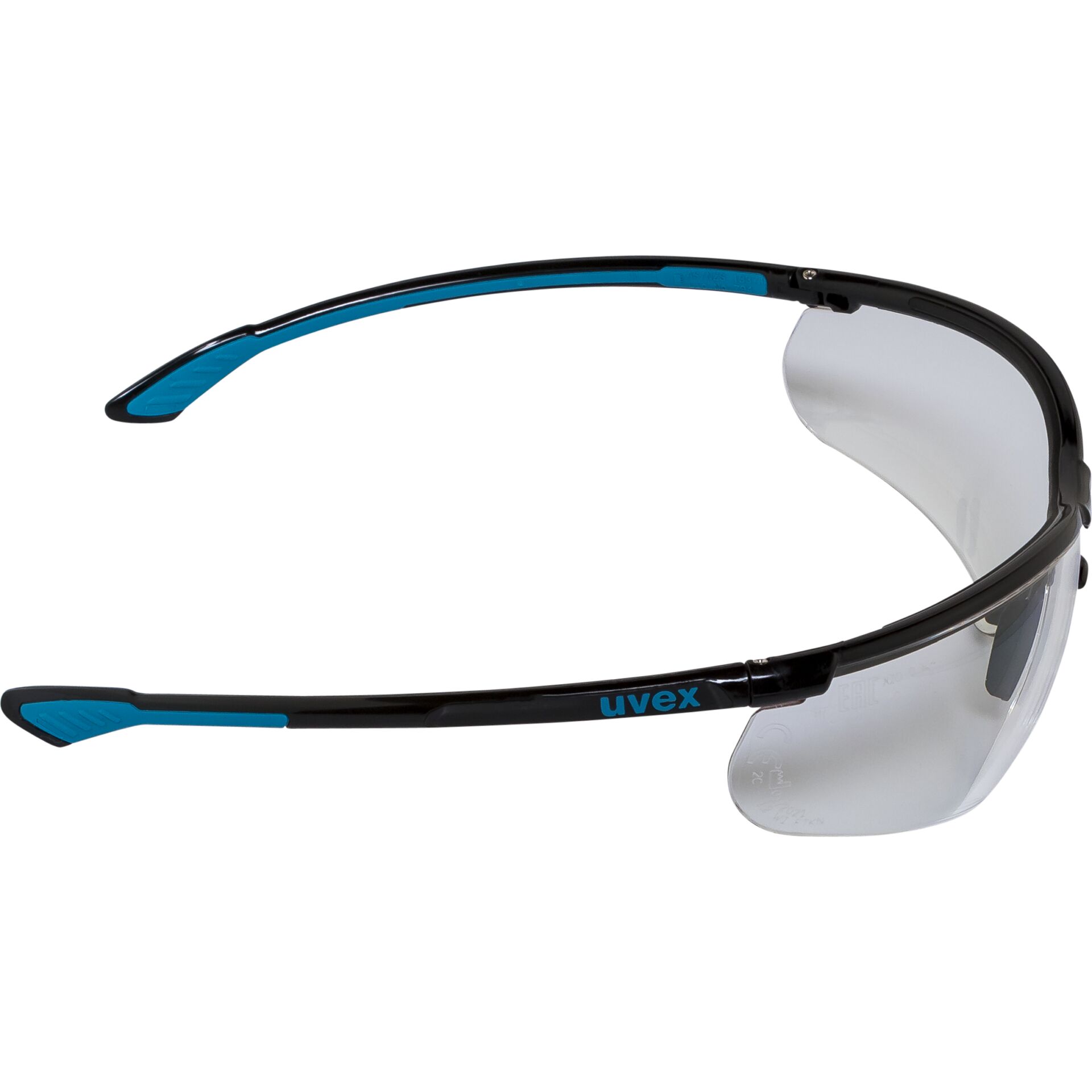 uvex occhiali con astine sportstyle nero/blu