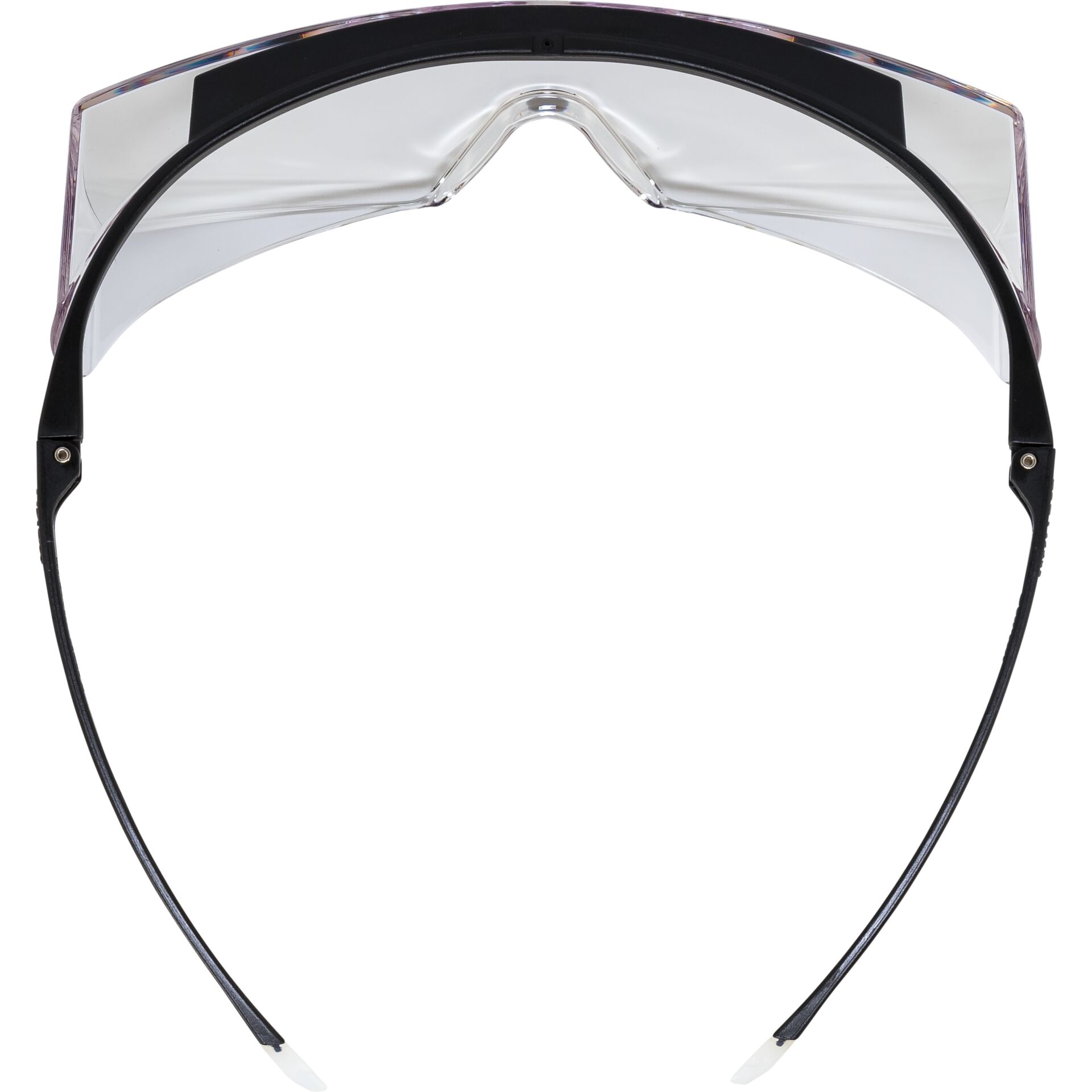 uvex occhiali a mascherina super f OTG nero/trasparente