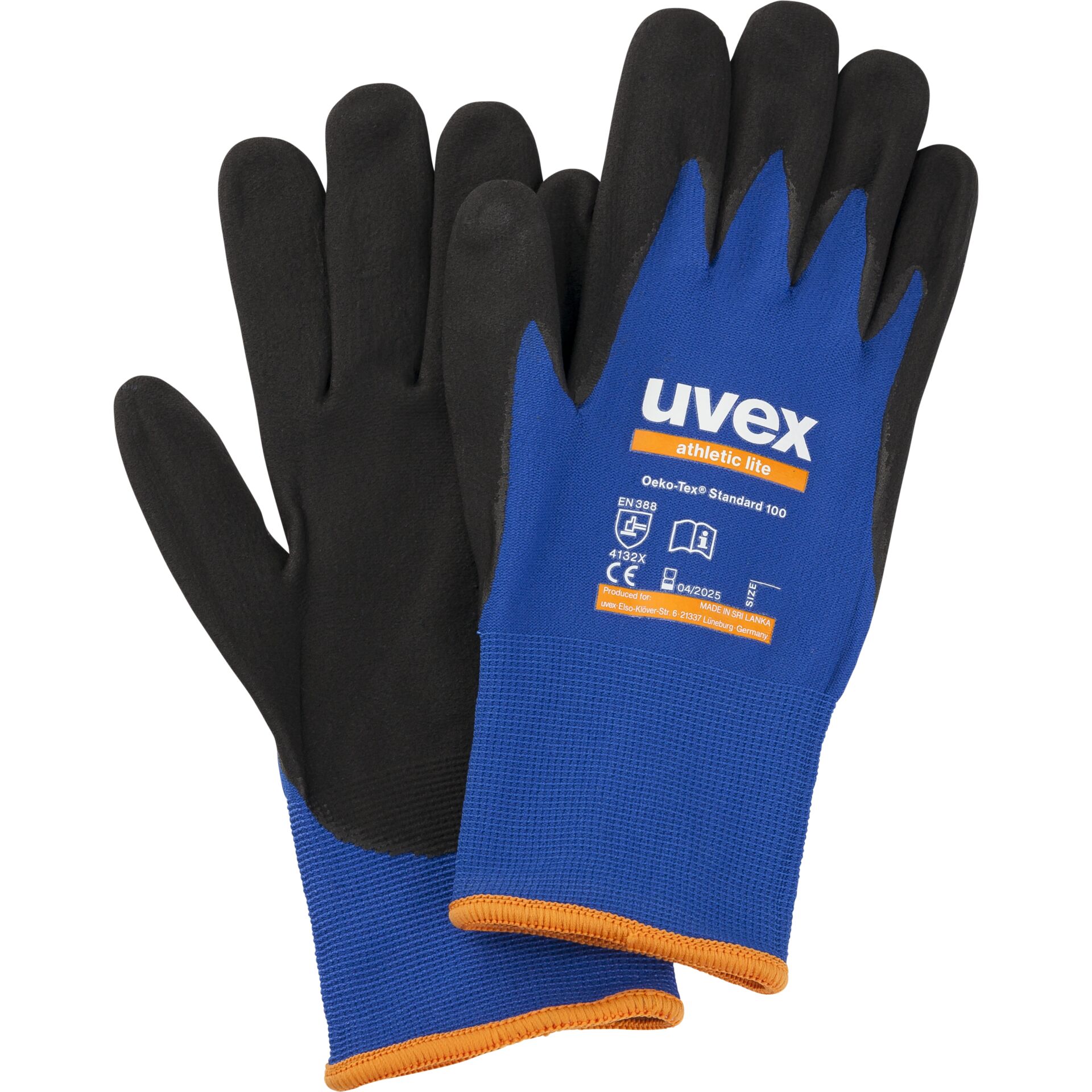 uvex guanti athletic lite, t. 9