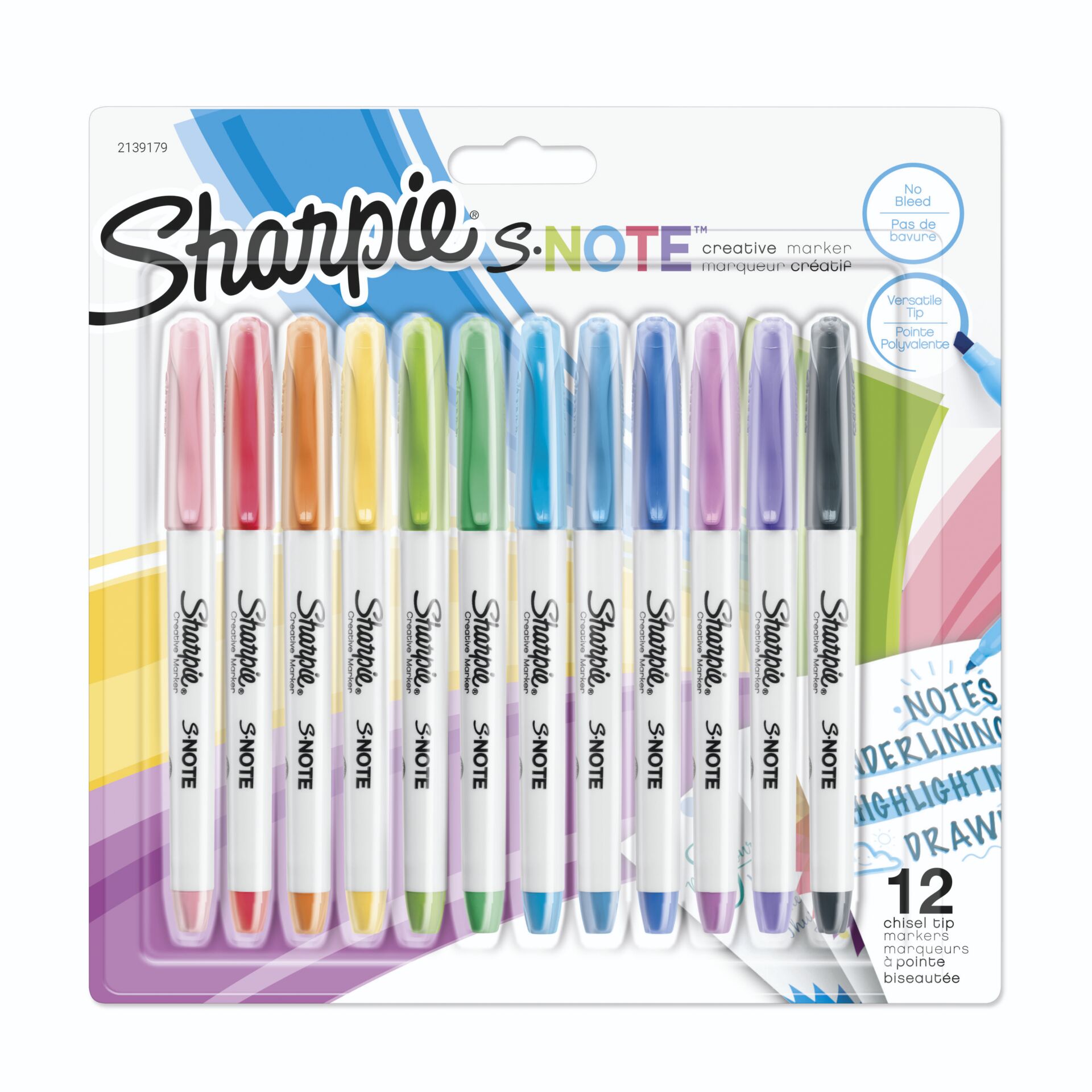 1x12 Sharpie Creatie Marker S-Note 12 colours