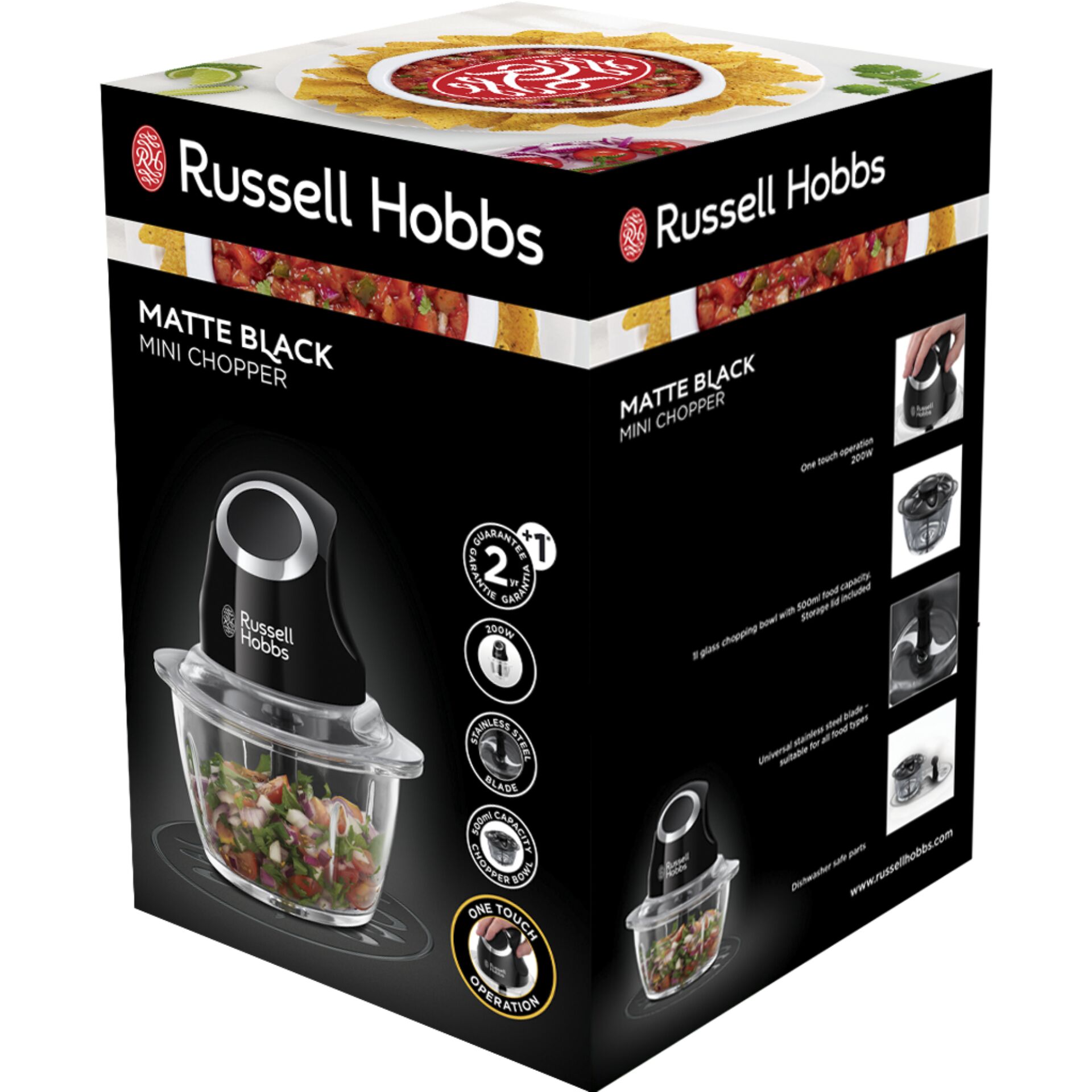 Russell Hobbs 24662-56 Matte Black Mini Chopper