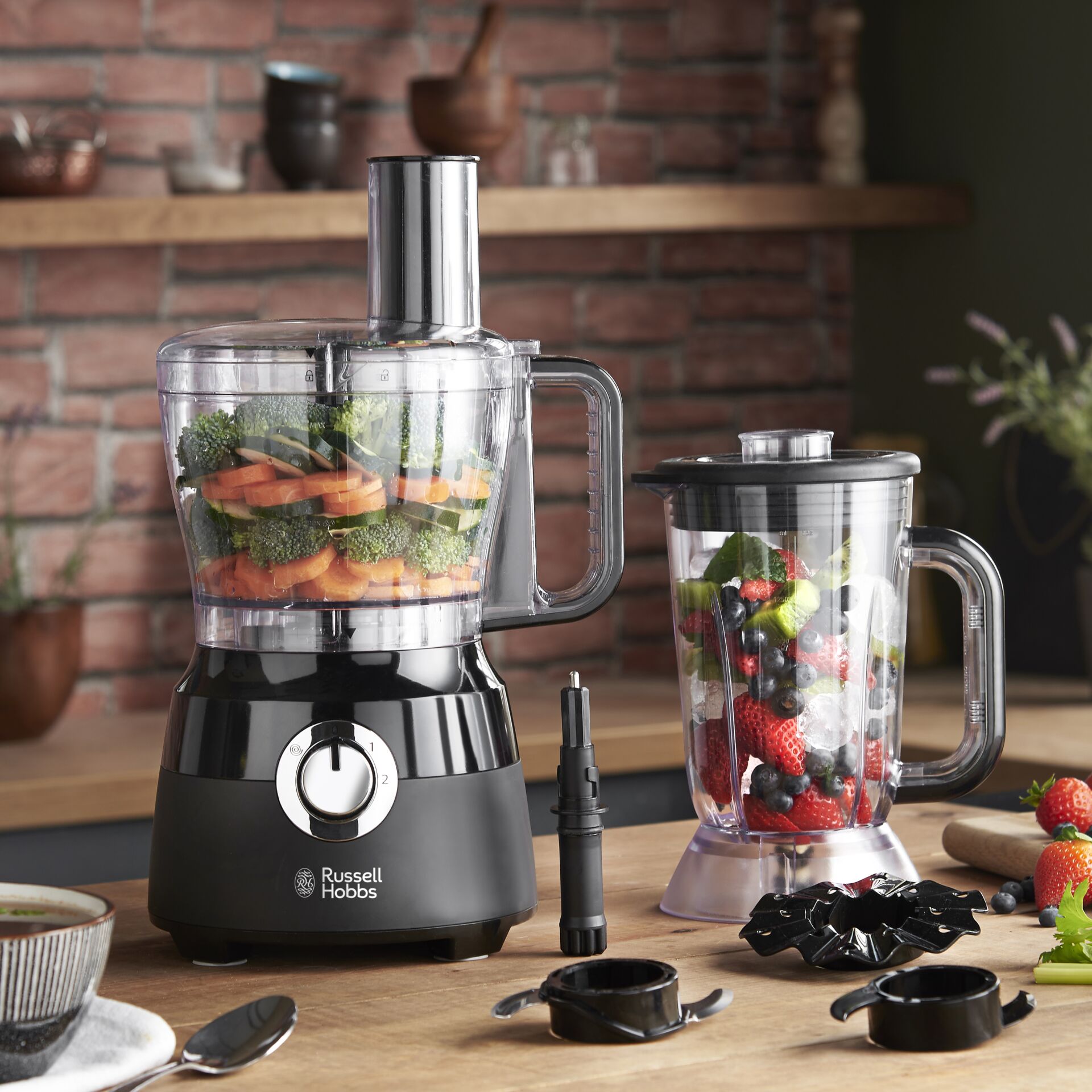 Russell Hobbs 24732-56 Matte Black Food Processor