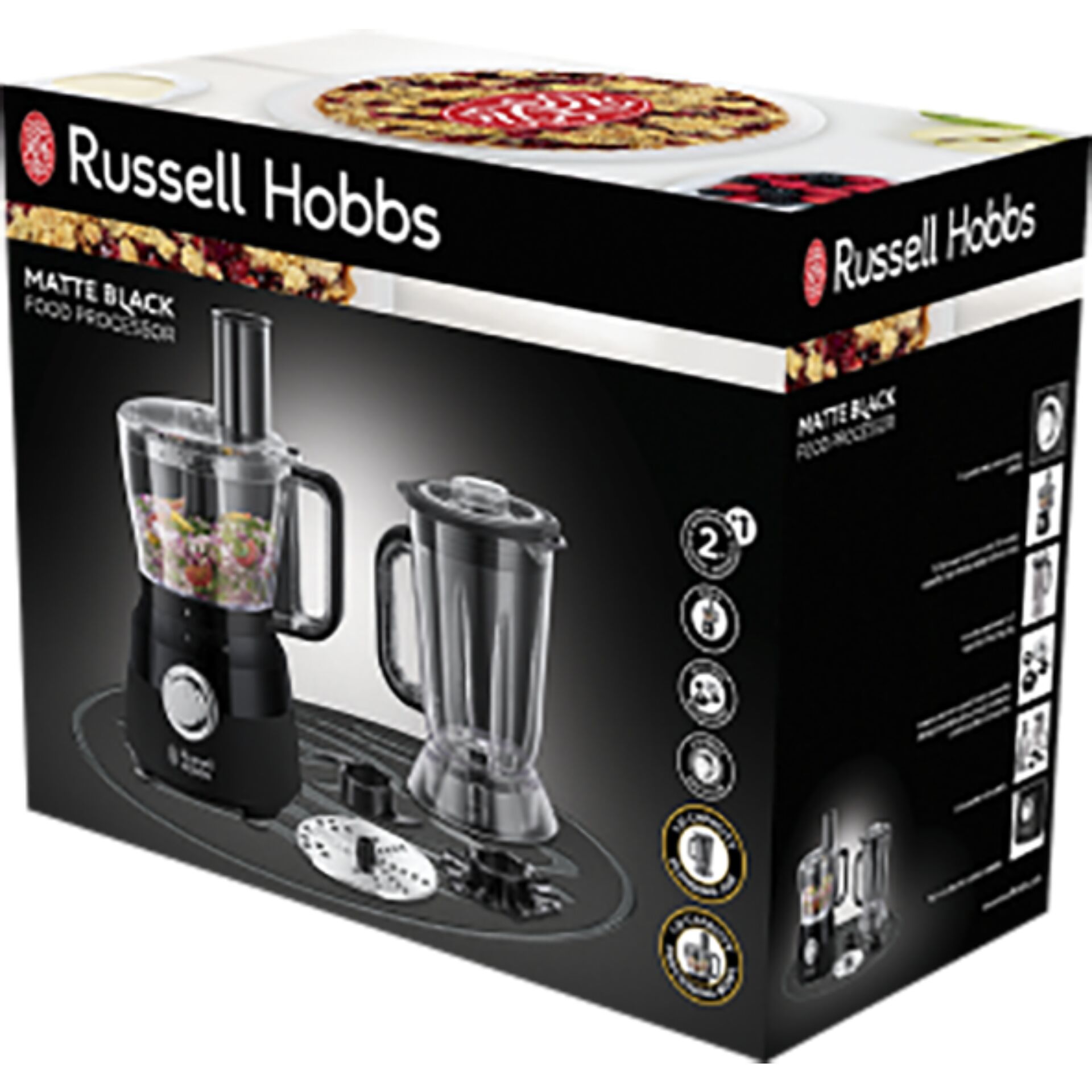 Russell Hobbs 24732-56 Matte Black Food Processor