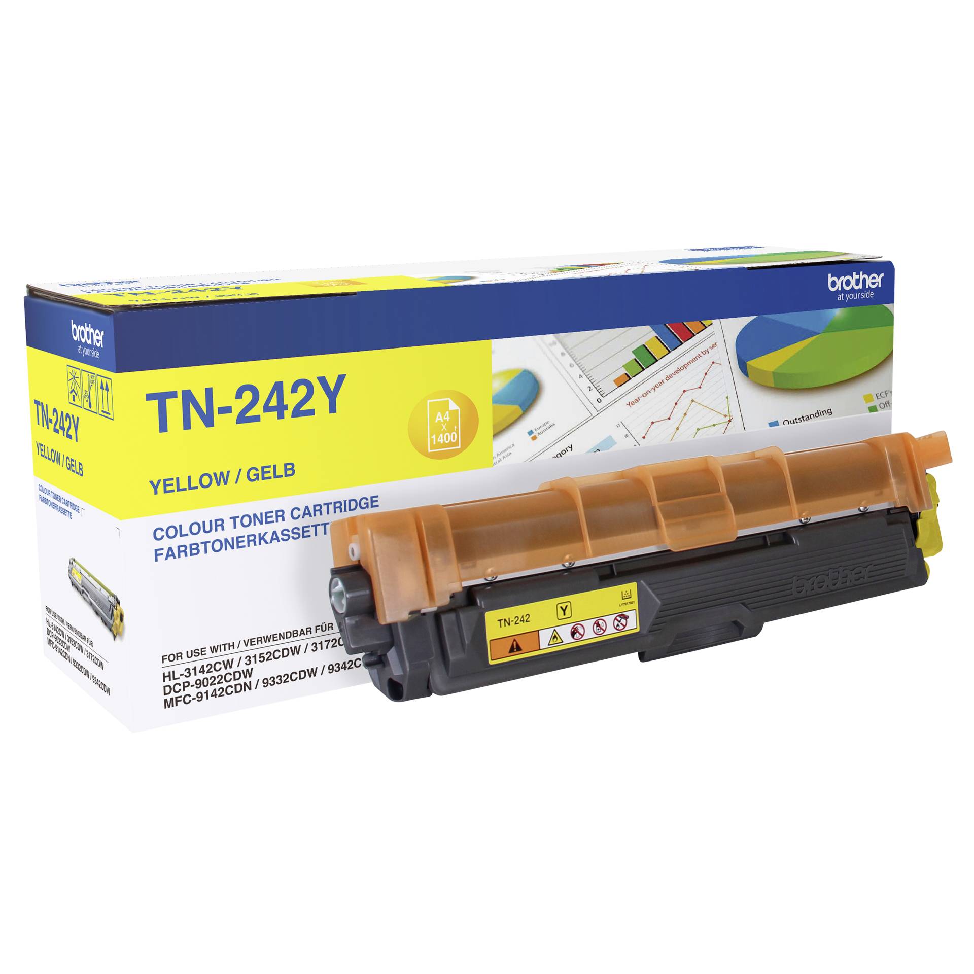 Brother TN-242 Y Toner giallo