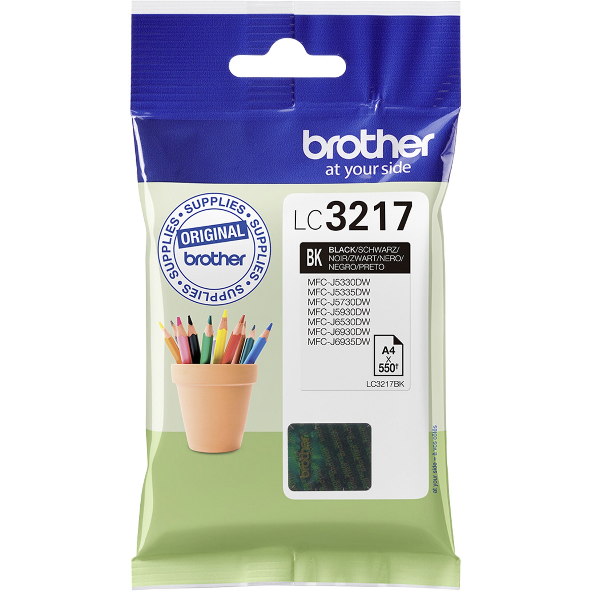 Brother LC-3217 BK nero