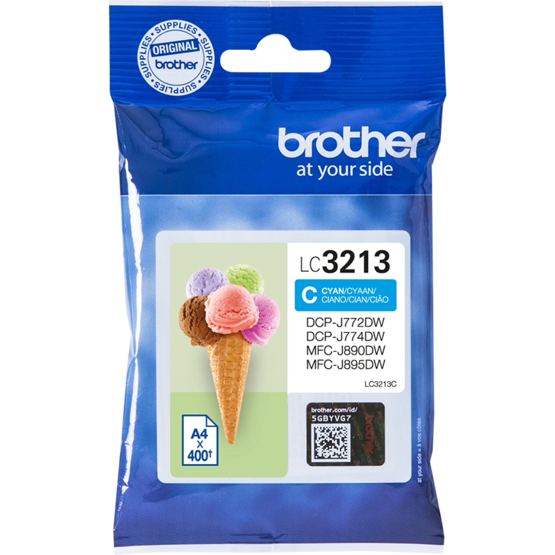 Brother LC-3213 C ciano