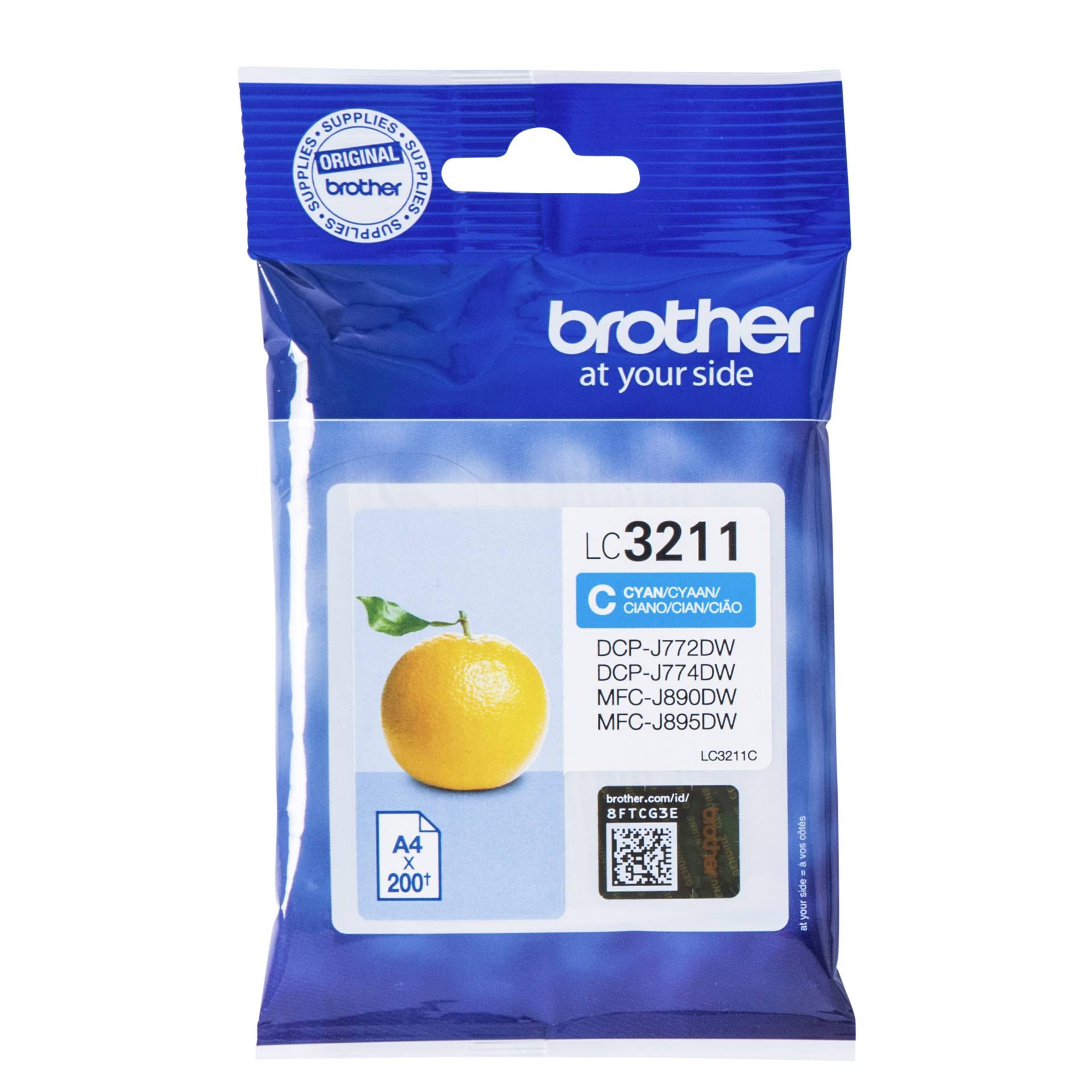Brother LC-3211 C ciano