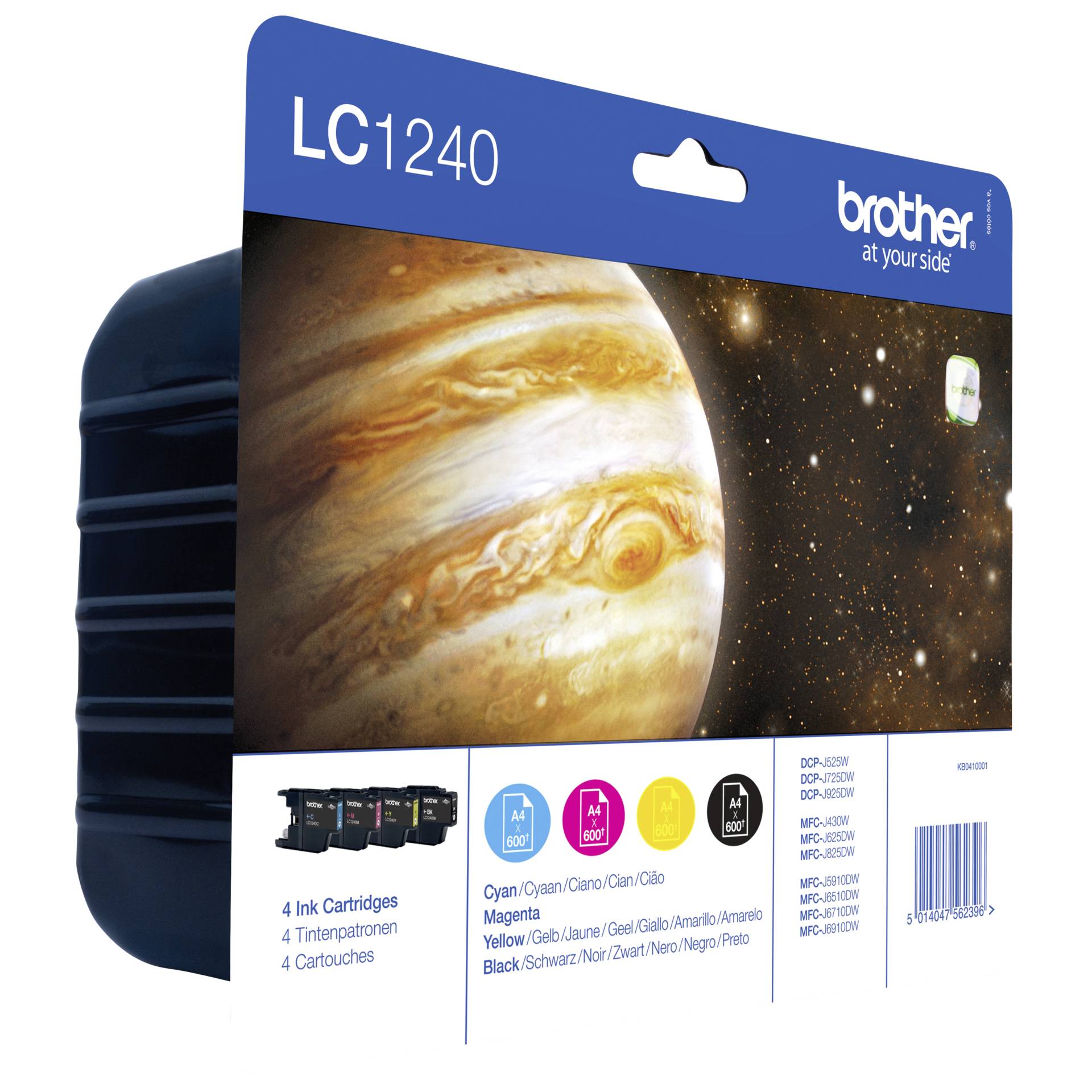Brother LC-1240 Value Pack BK/C/M/Y