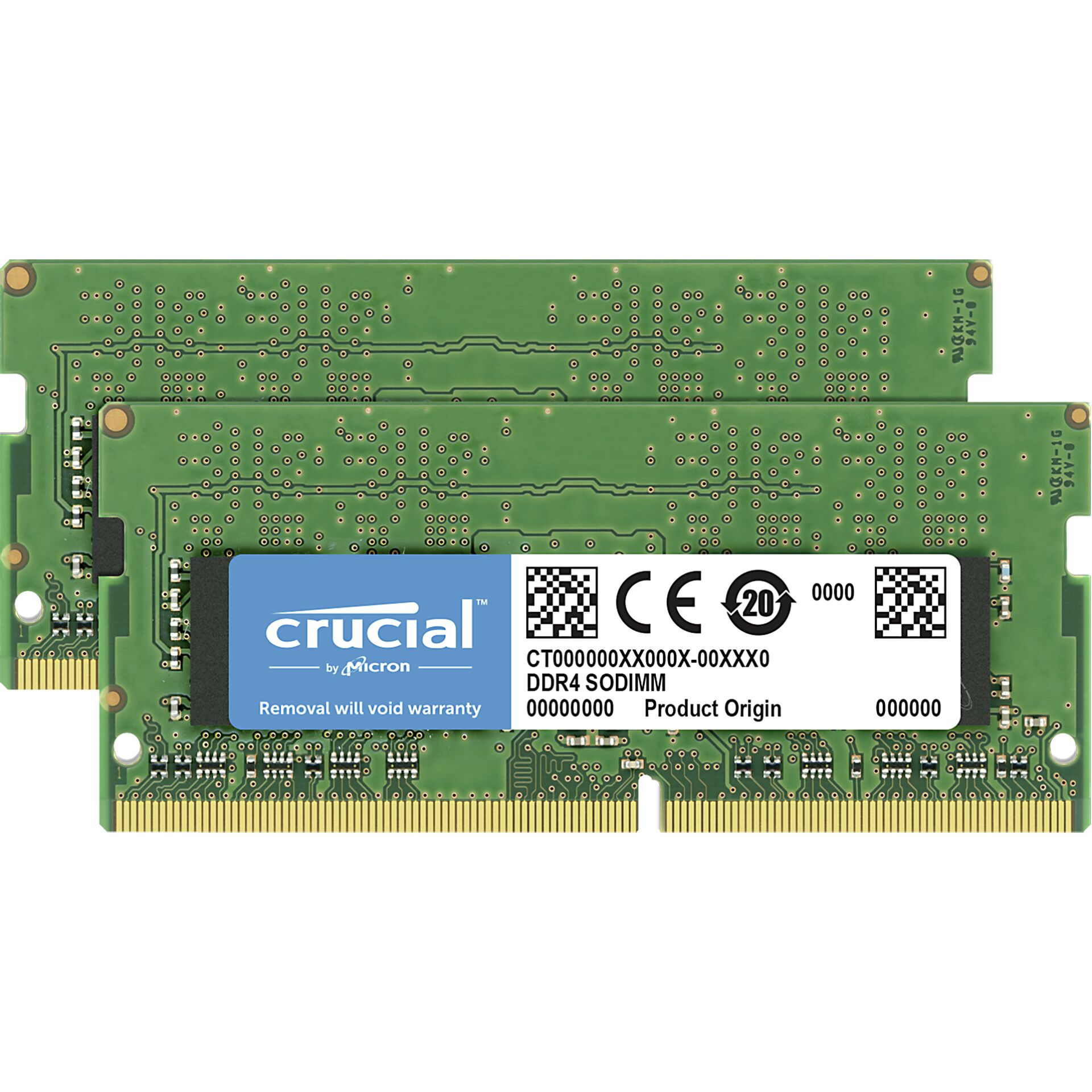 Crucial 64GB Set DDR4 3200 MT/s 32GBx2 SODIMM 260pin CL22