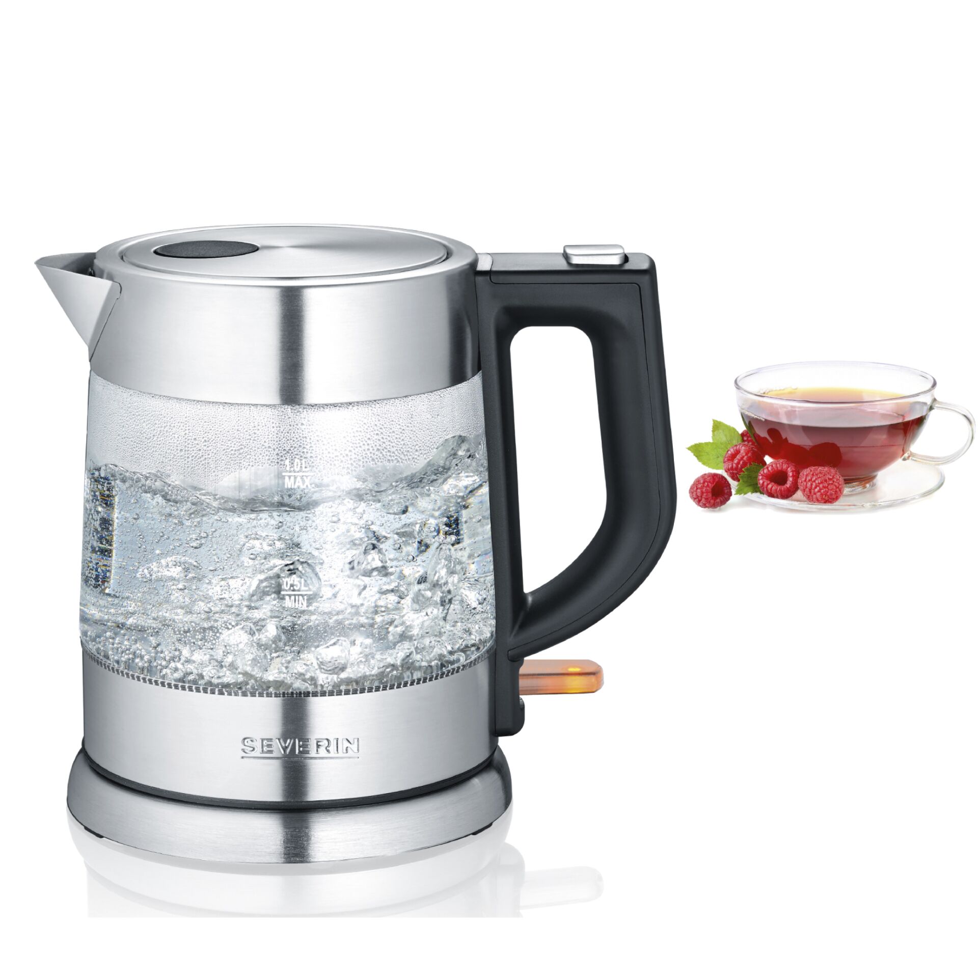 Severin WK 3468 bollitore in vetro  1l