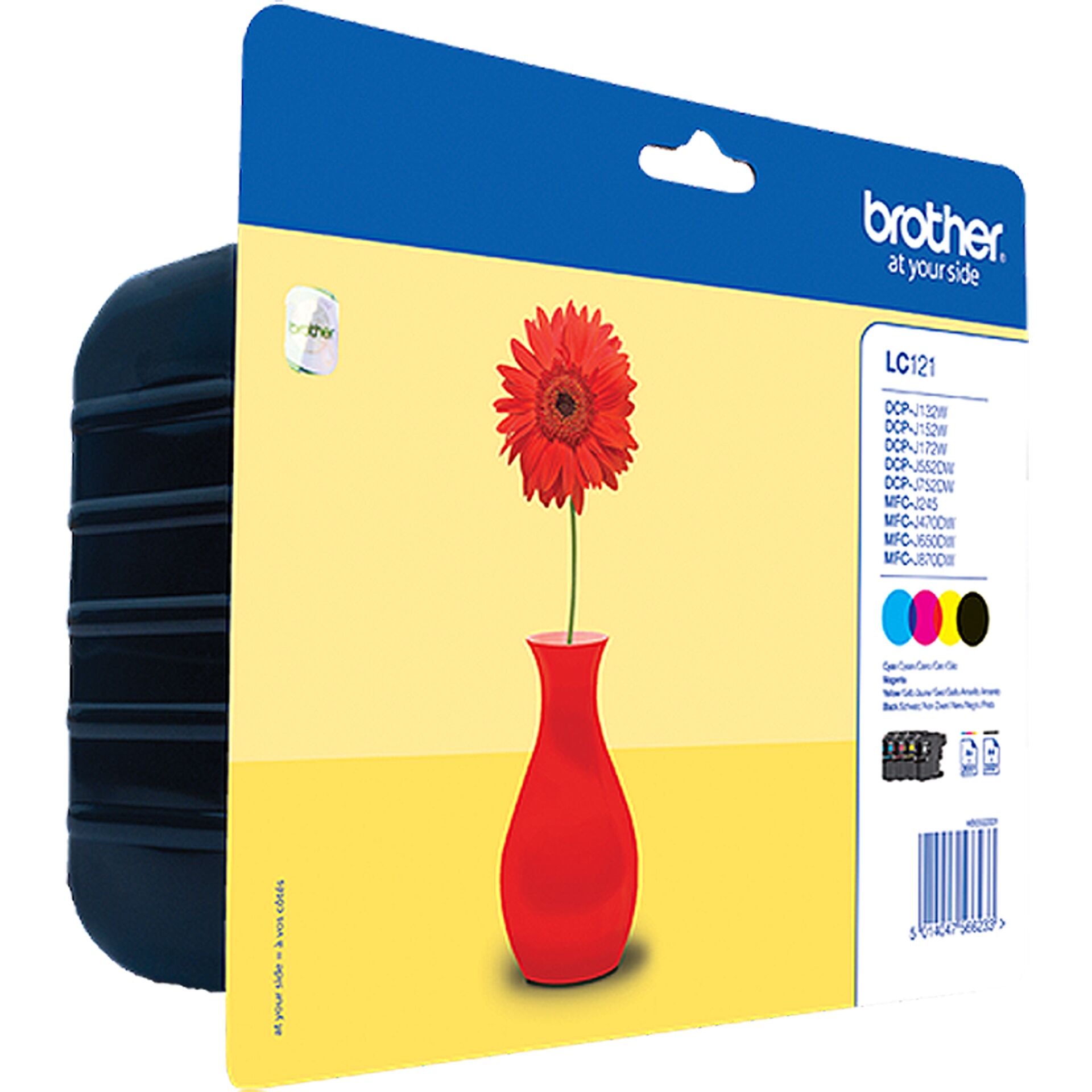 Brother LC-121 Value Pack BK/C/M/Y