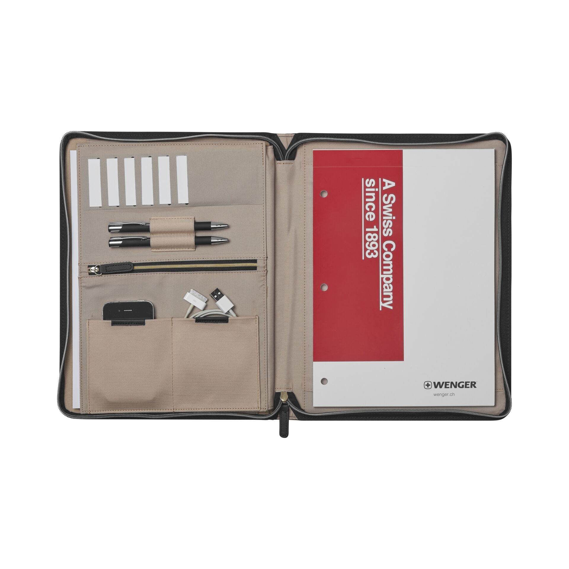 Wenger Amelie Women's Zippered Padfolio with Tablet Pocket