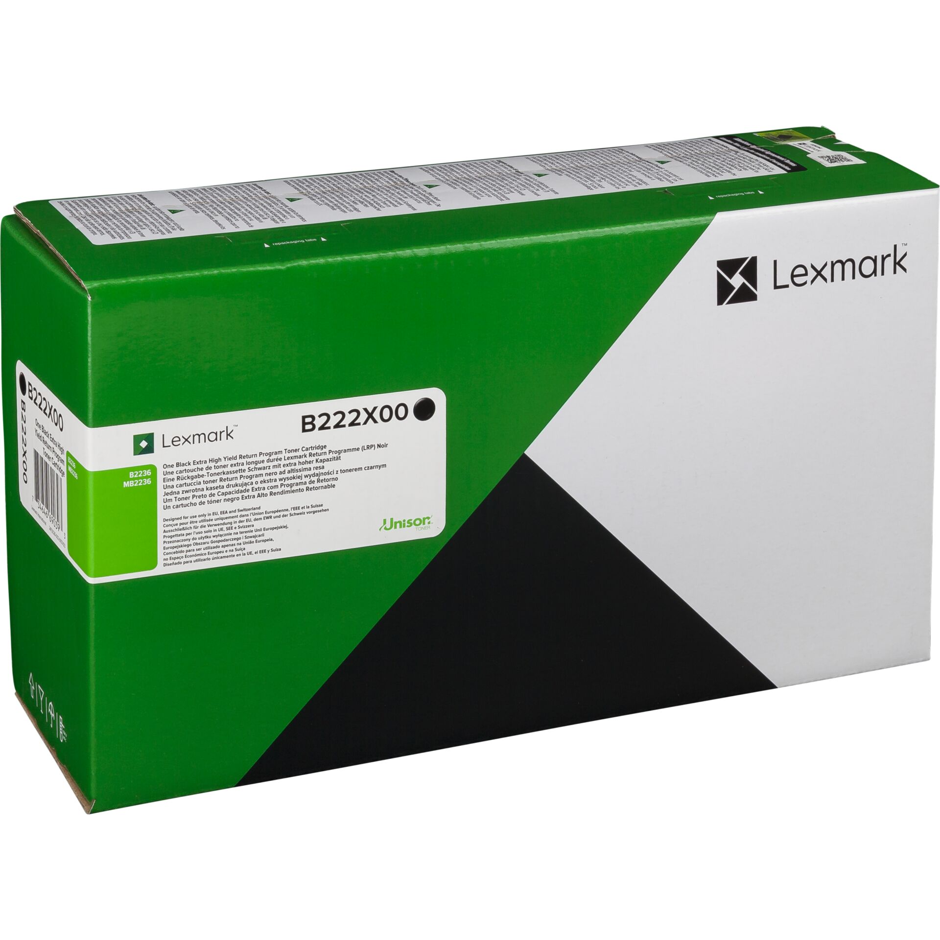 Lexmark Toner B222X00 black Extra High Yield