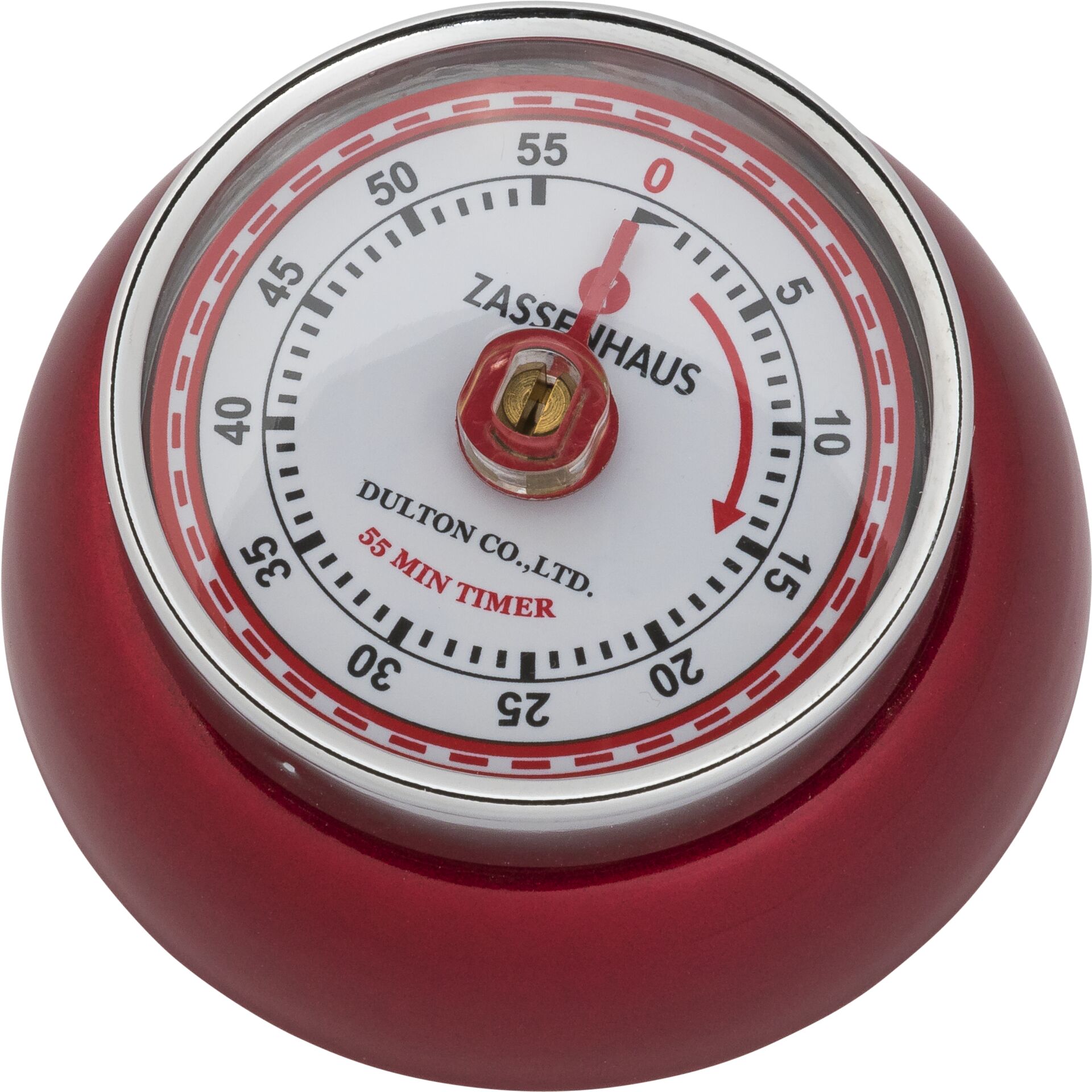 Zassenhaus Timer Speed Metallic rosso