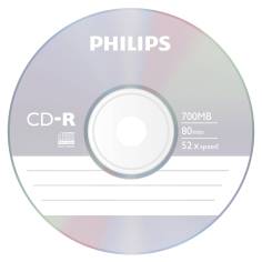 1x50 Philips CD-R 80Min 700MB 52x SP 2
