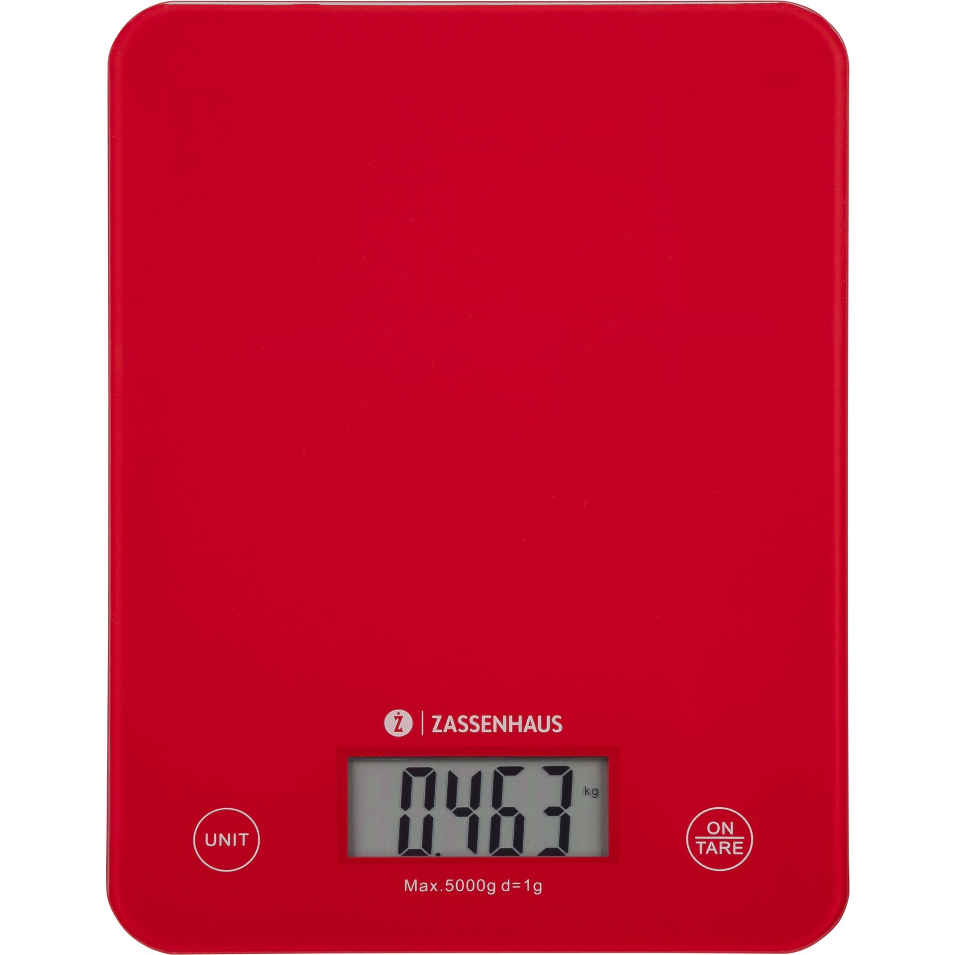 Zassenhaus bilancia da cucina digitale Balance Cool rosso