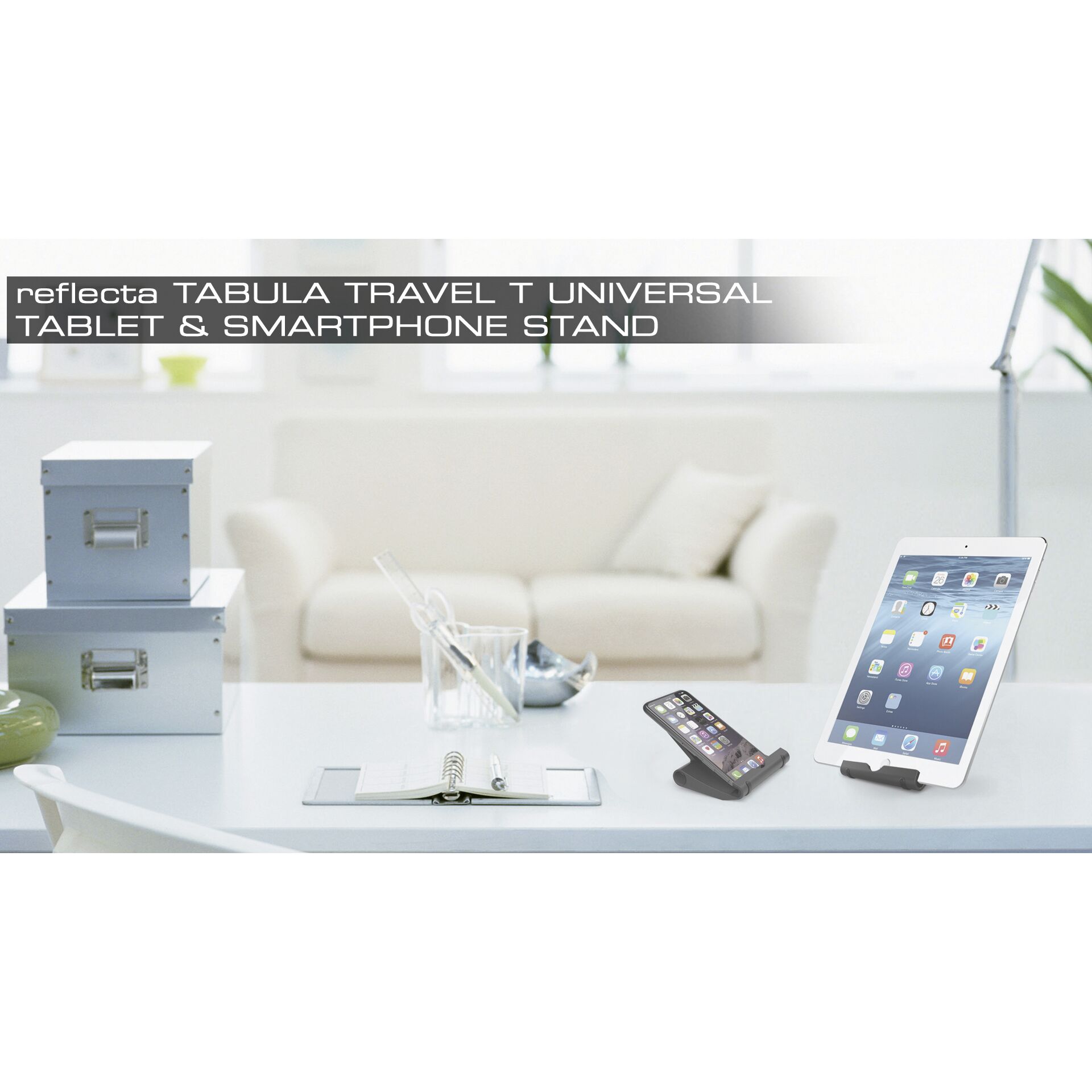 Reflecta Tabula Travel universal Tablet and Smartphone Stand