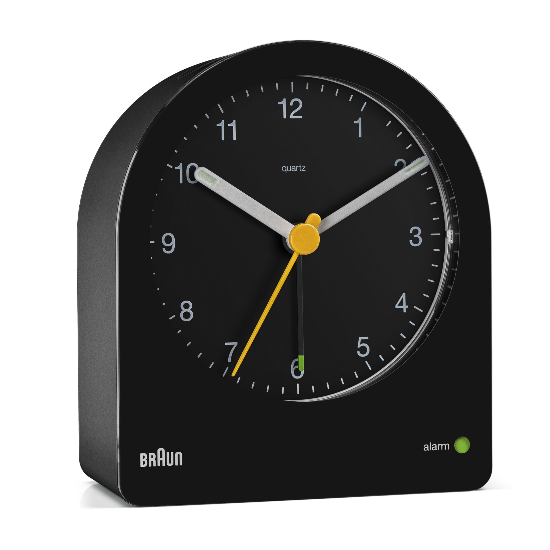 BRAUN BC22 BK quartz alarm clock black