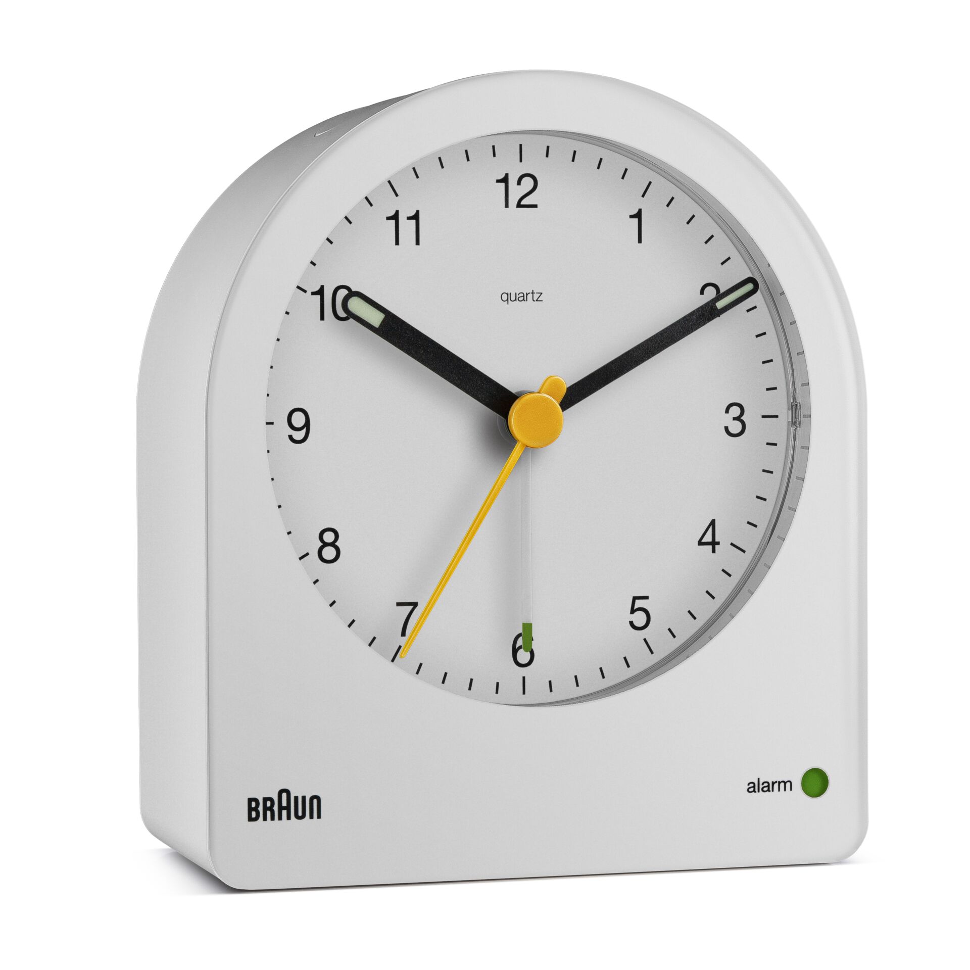 BRAUN BC22 W quartz alarm clock white